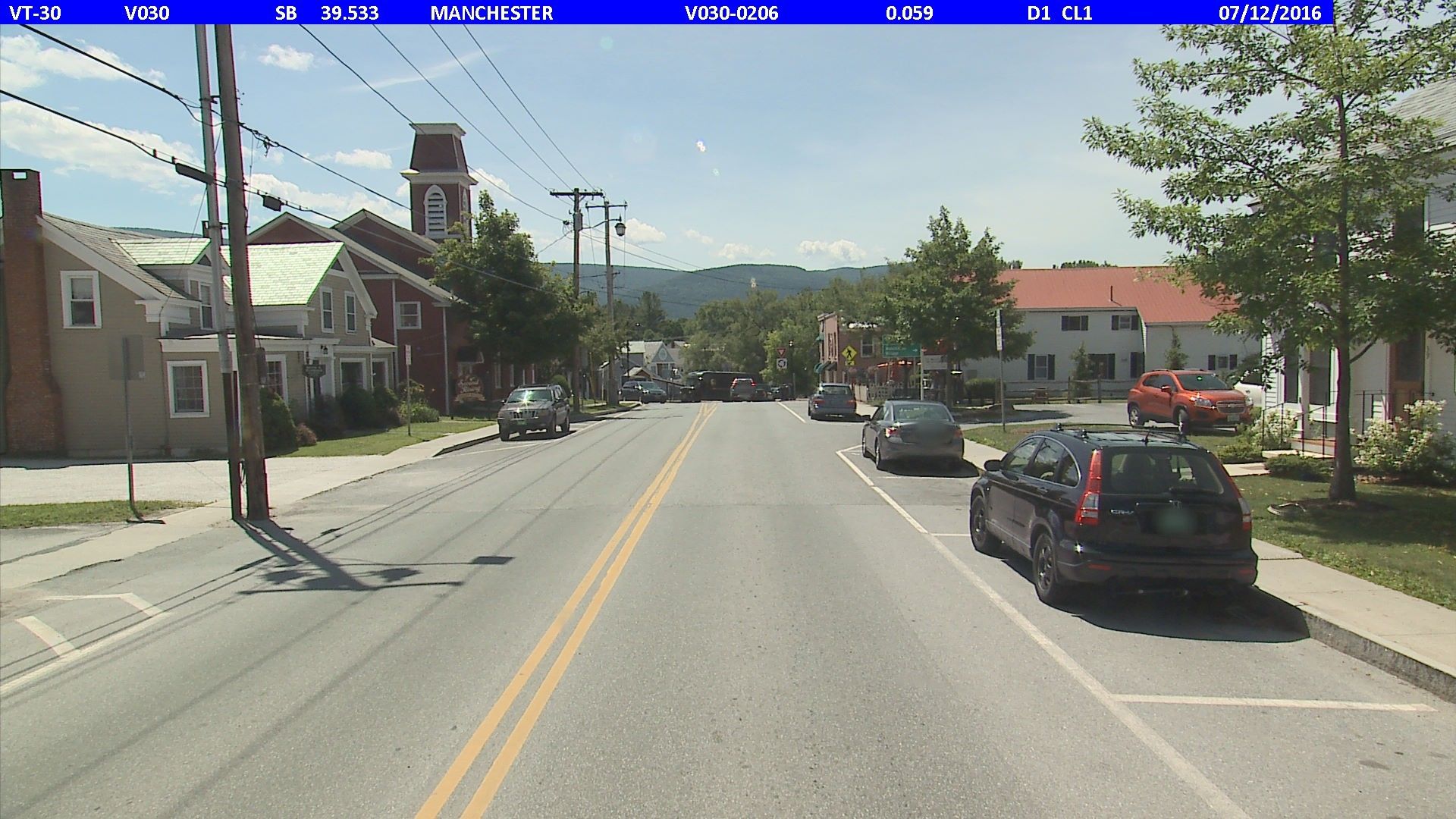 Street view of Manchester Center