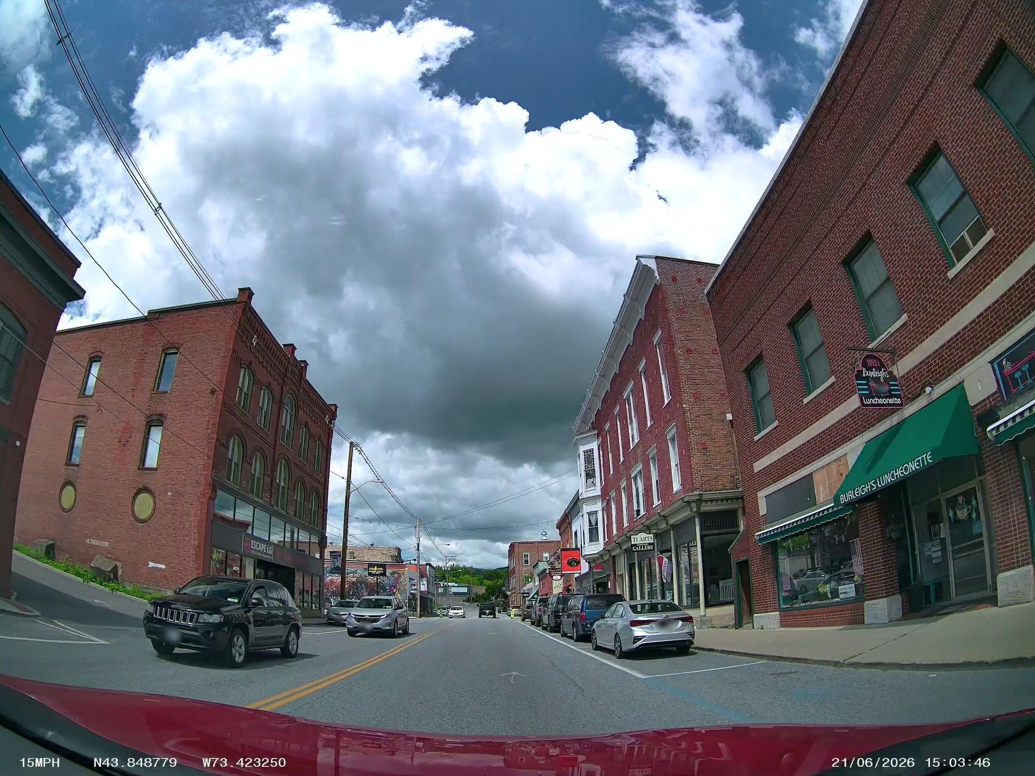 Street view of Ticonderoga