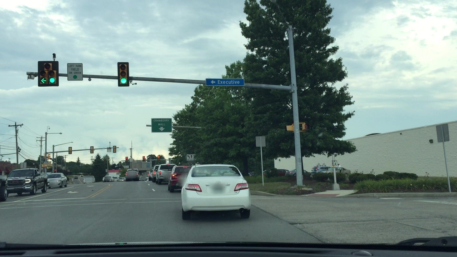 Street view of Cranberry Township