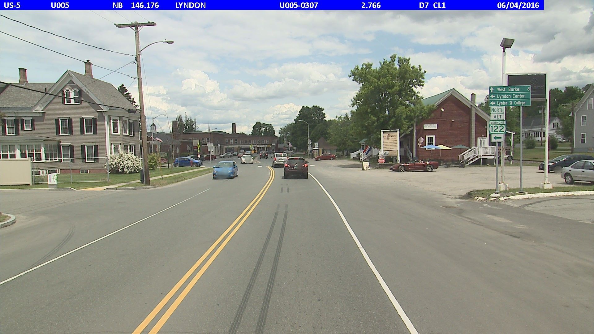 Street view of Lyndonville