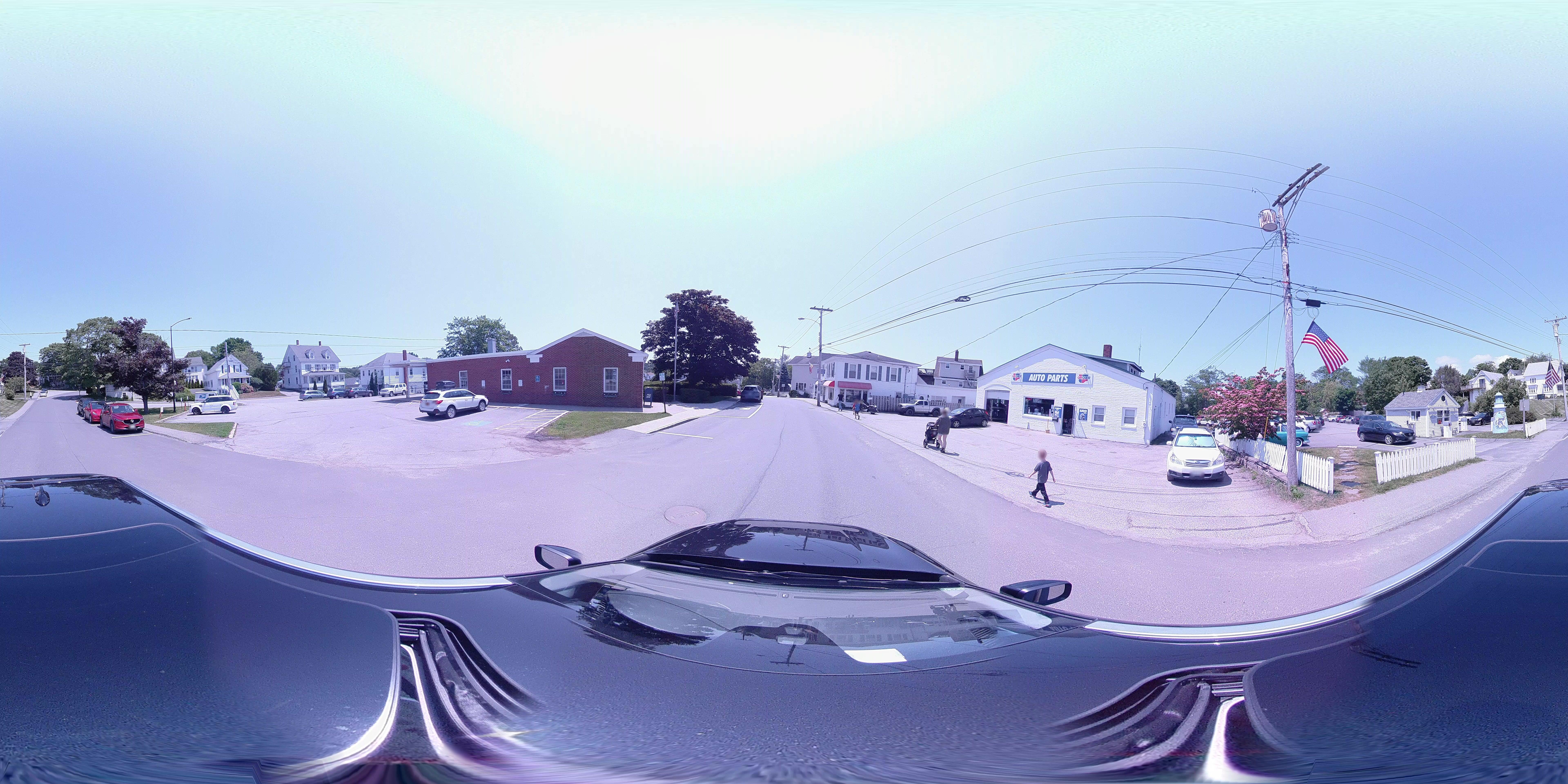 Street view of Boothbay Harbor