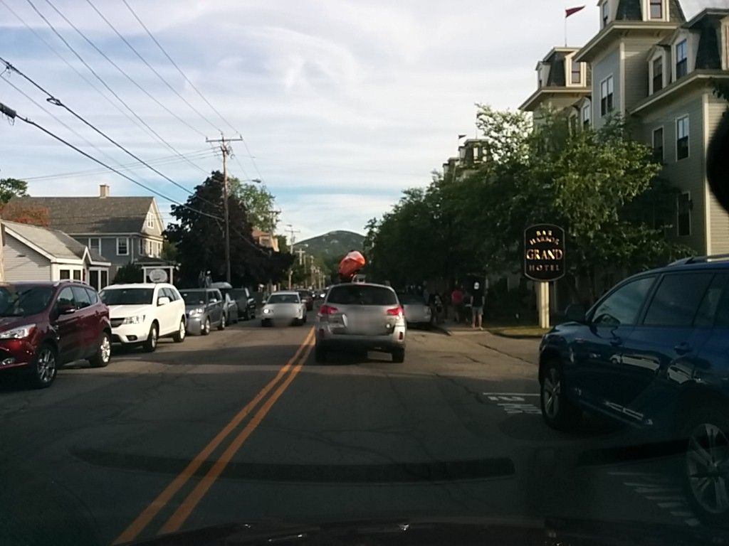 Street view of Bar Harbor
