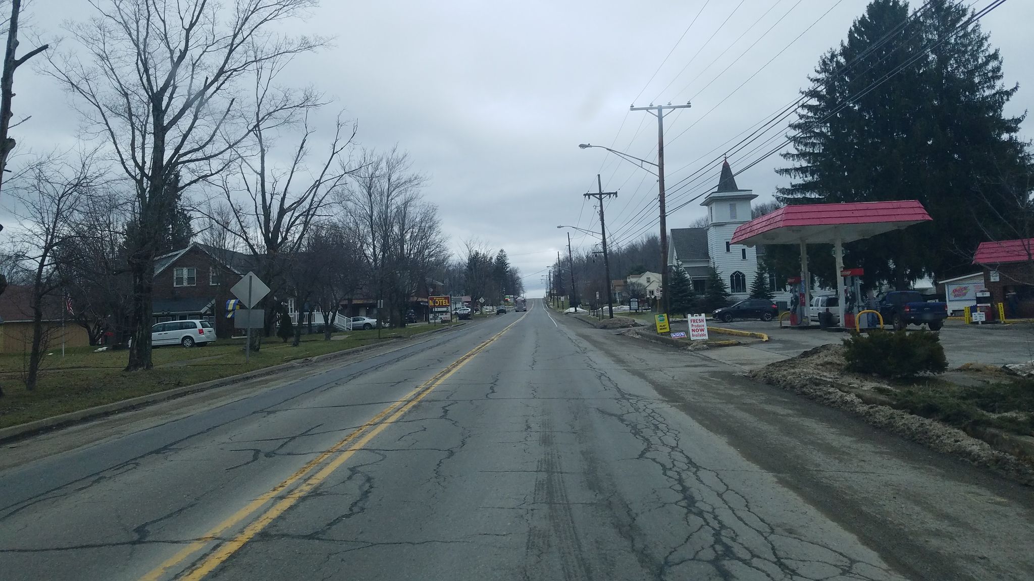 Street view of Marienville