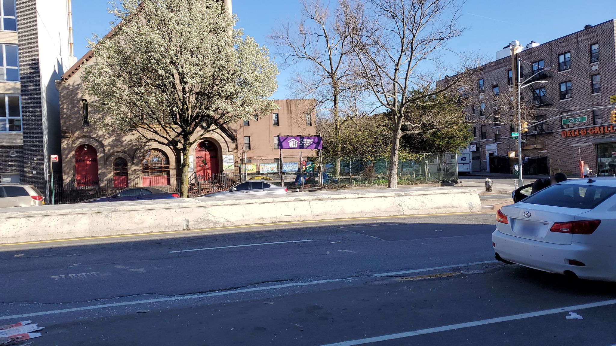Street view of Sunset Park