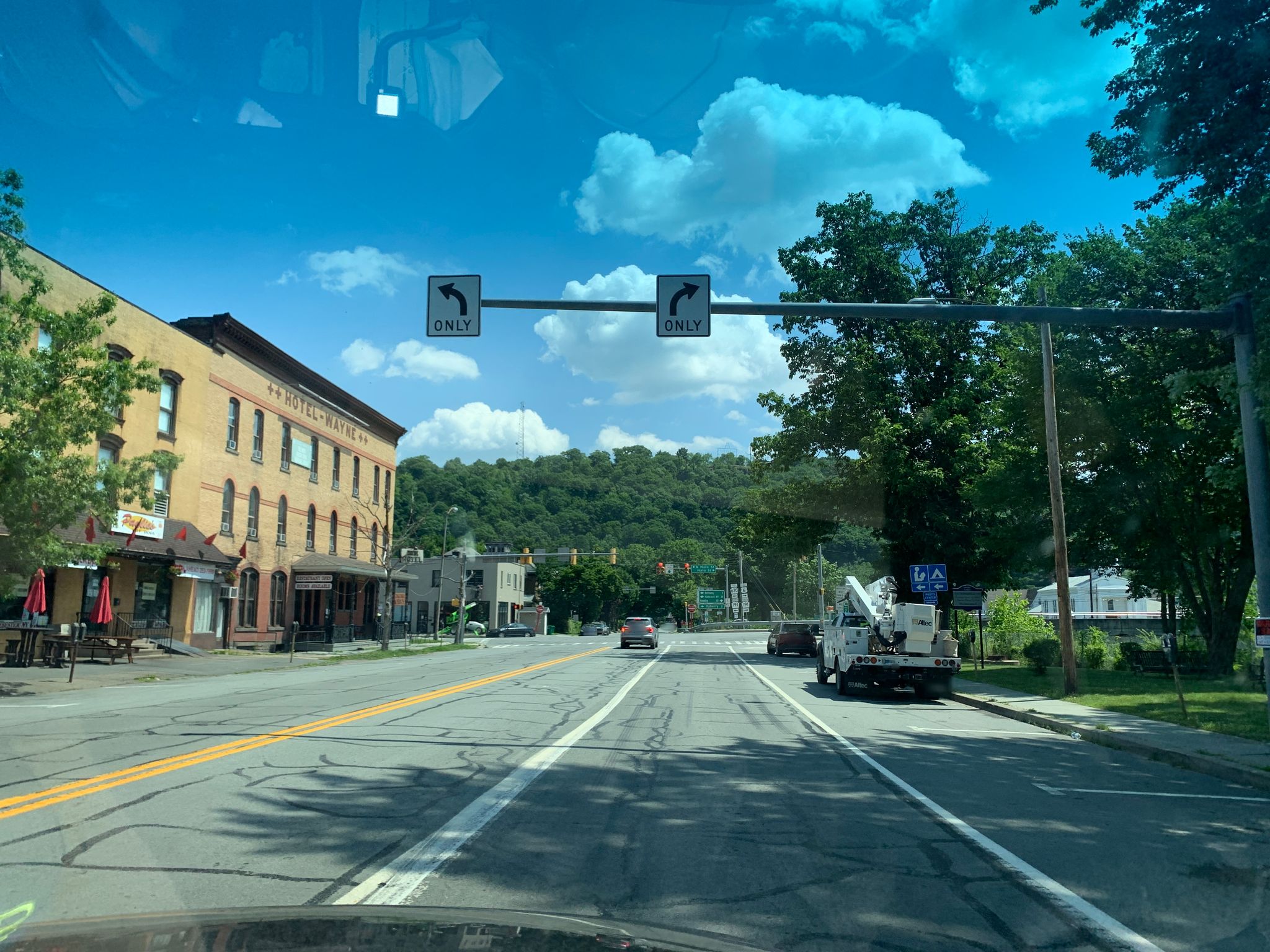 Street view of Honesdale