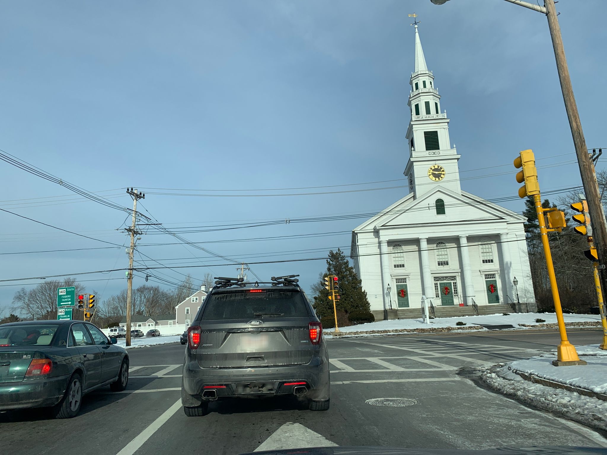Street view of Wrentham