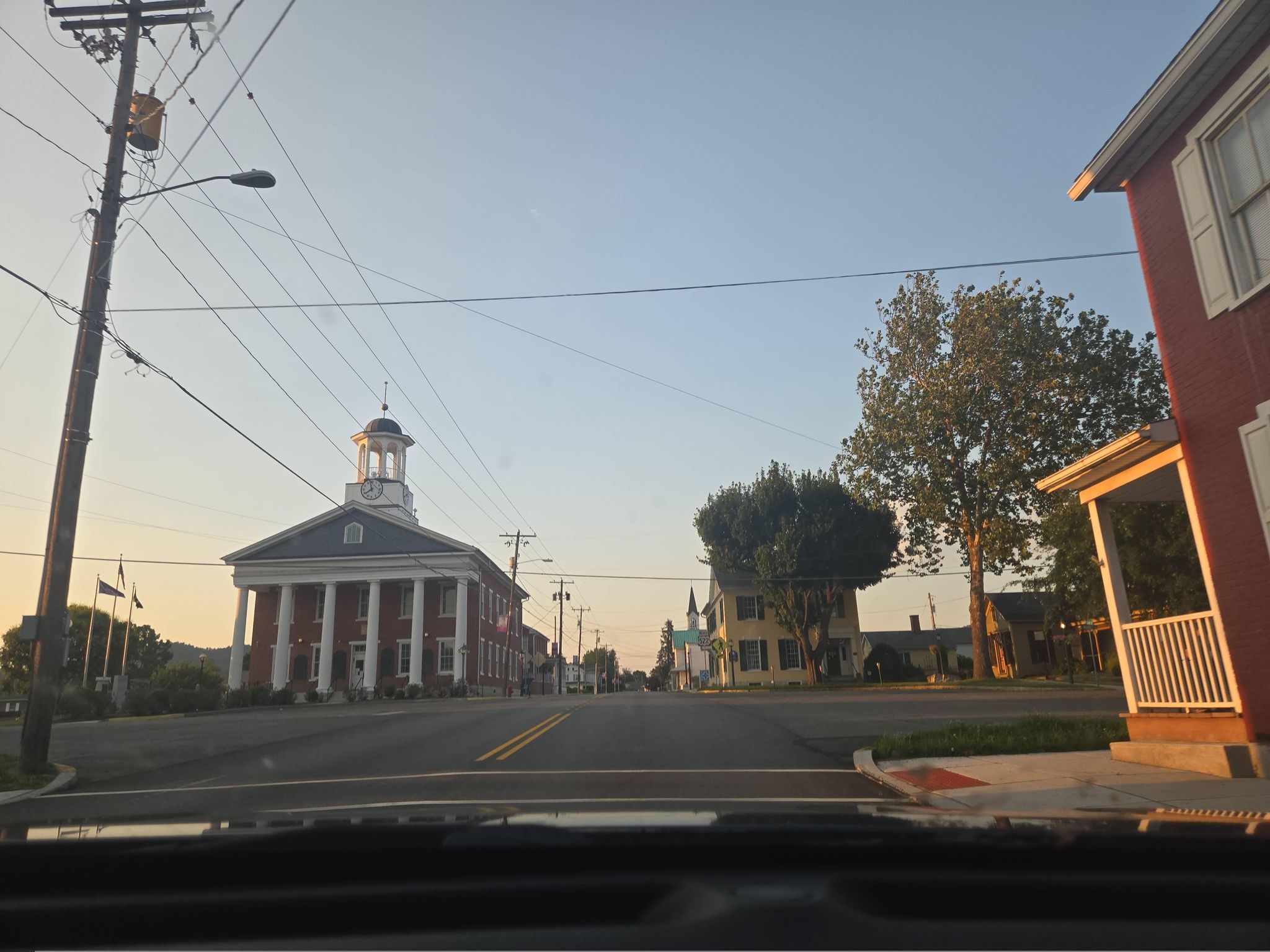 Street view of McConnellsburg