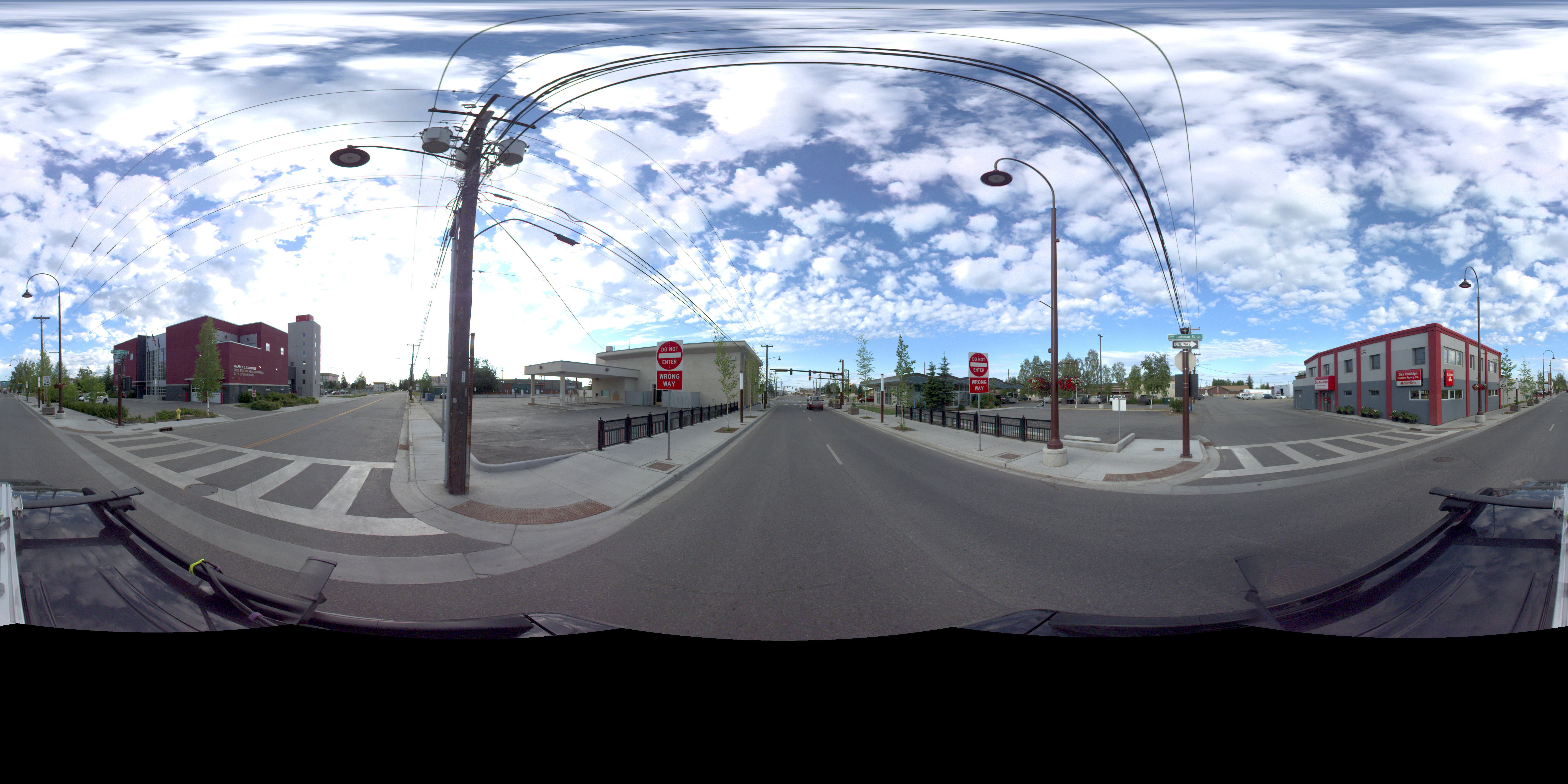 Street view of Fairbanks