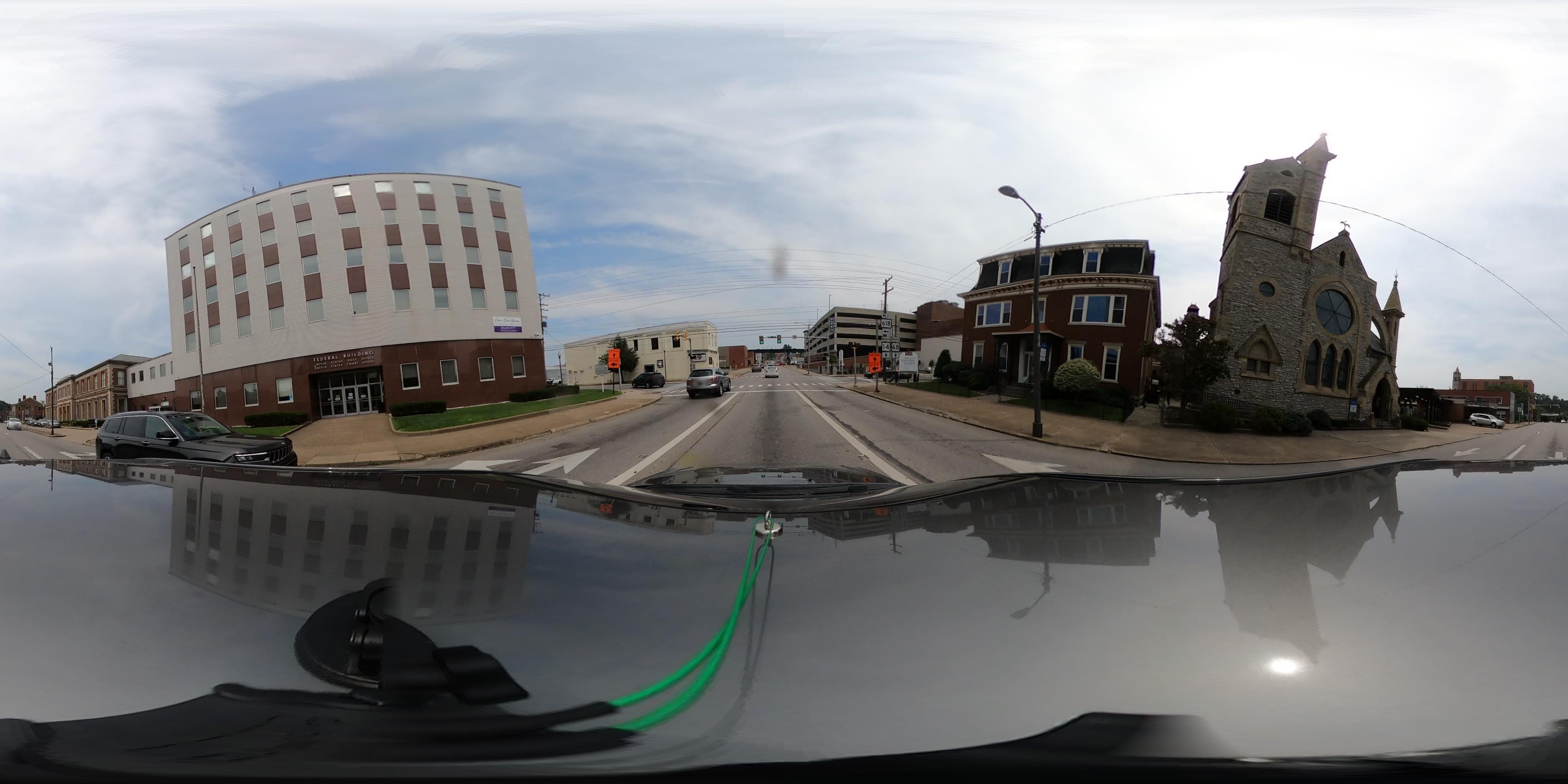 Street view of Parkersburg
