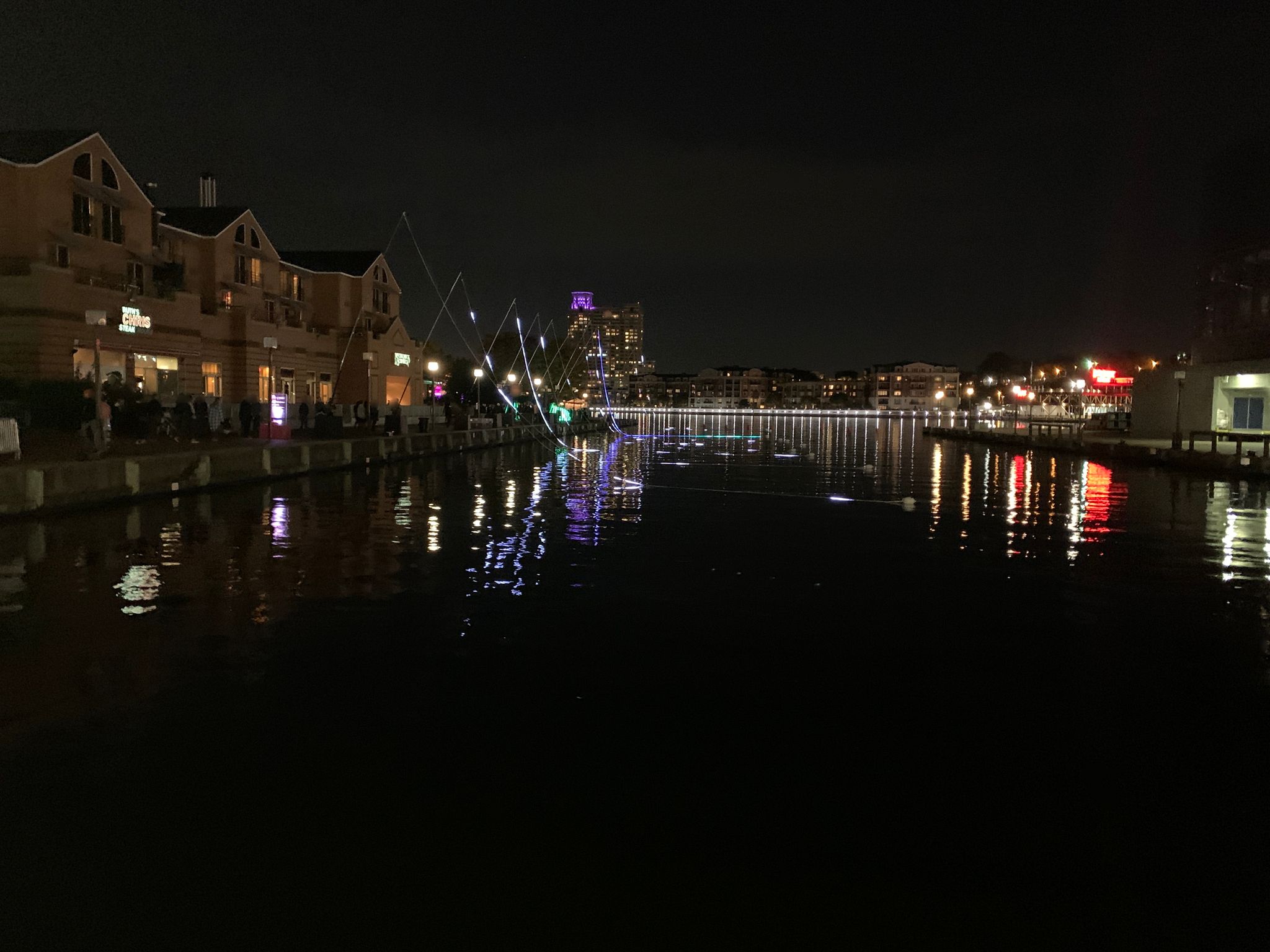 Street view of Inner Harbor