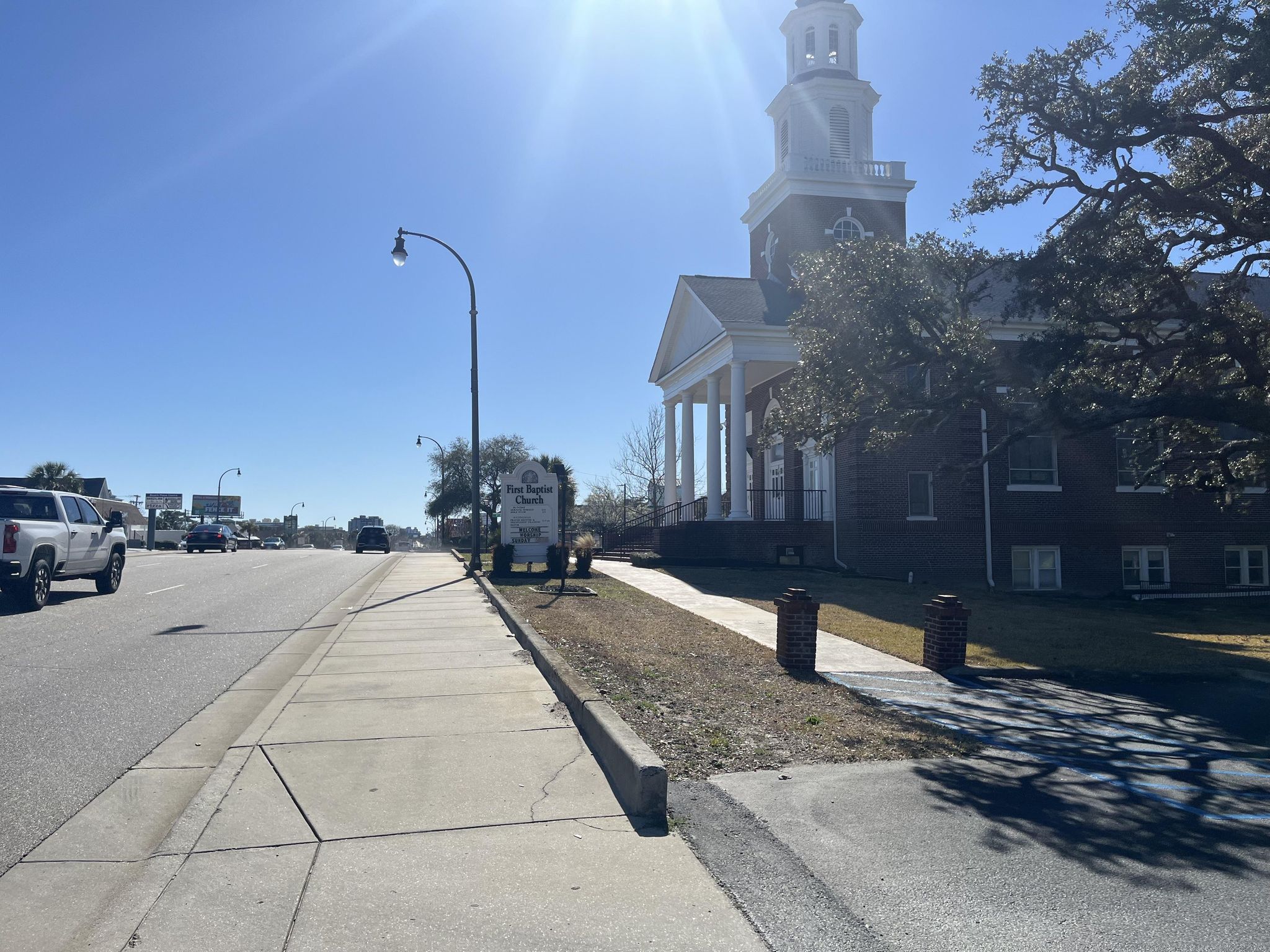 Street view of Myrtle Beach