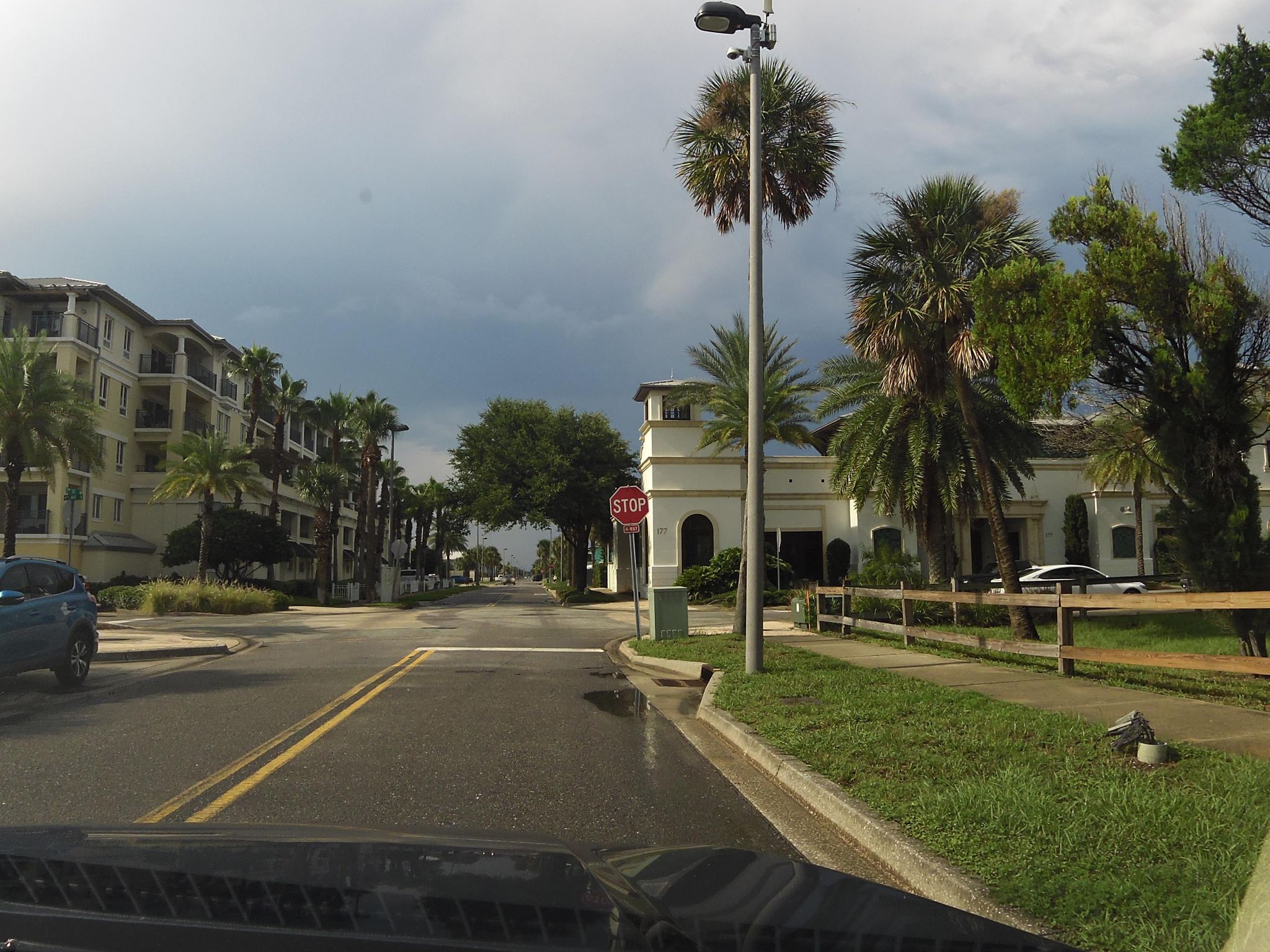 Street view of Jacksonville Beach
