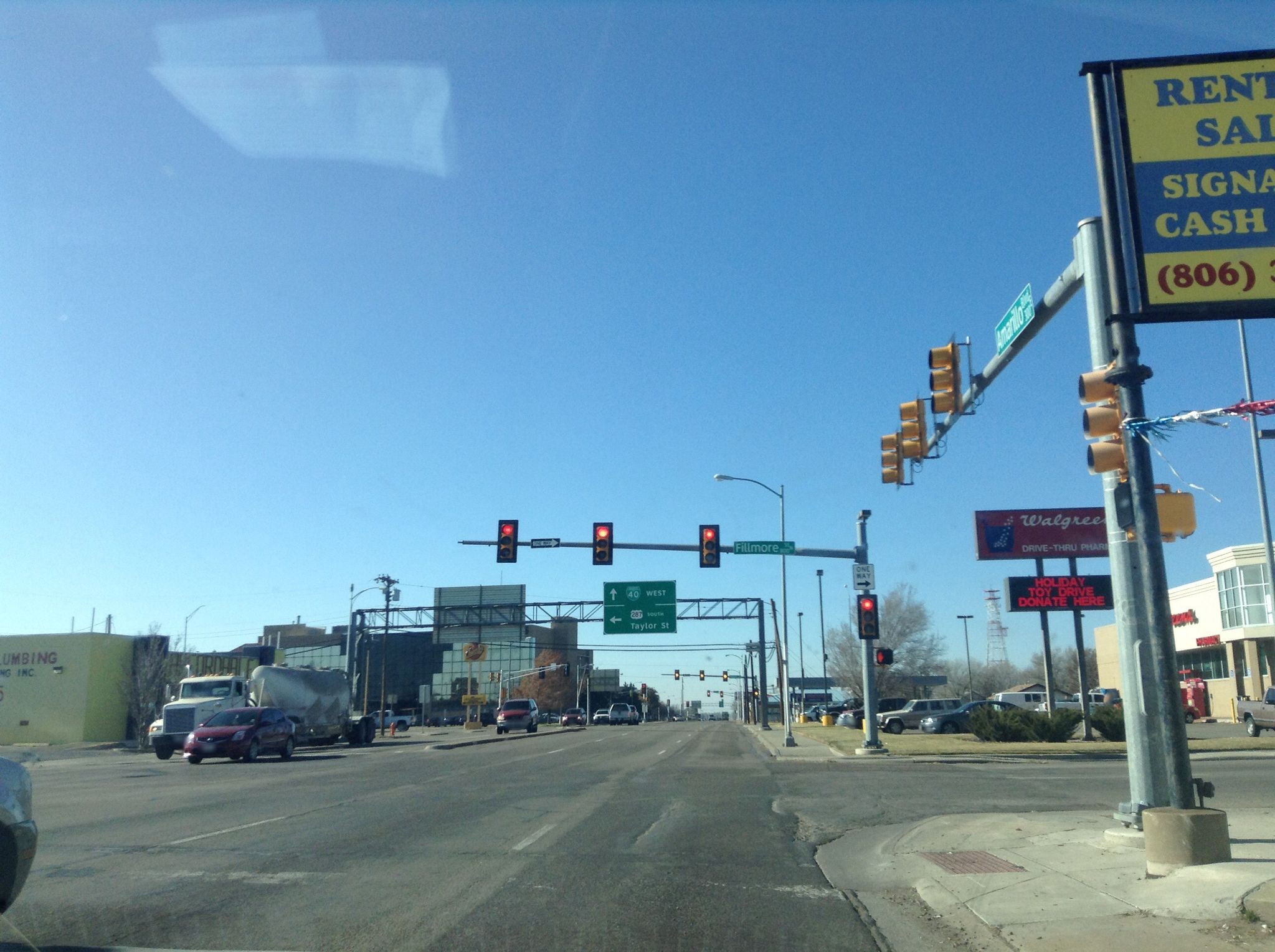 Street view of Amarillo