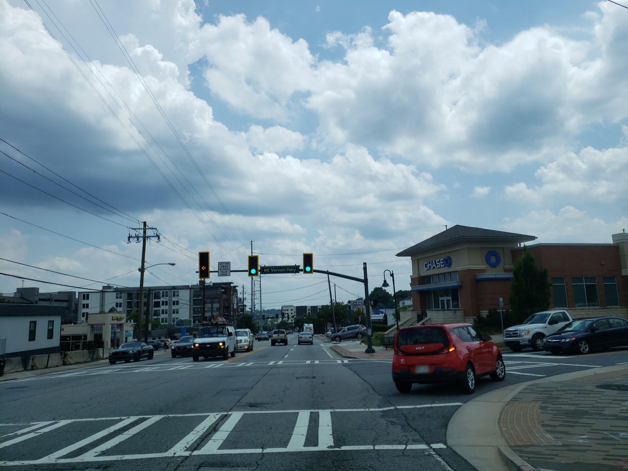 Street view of Sandy Springs