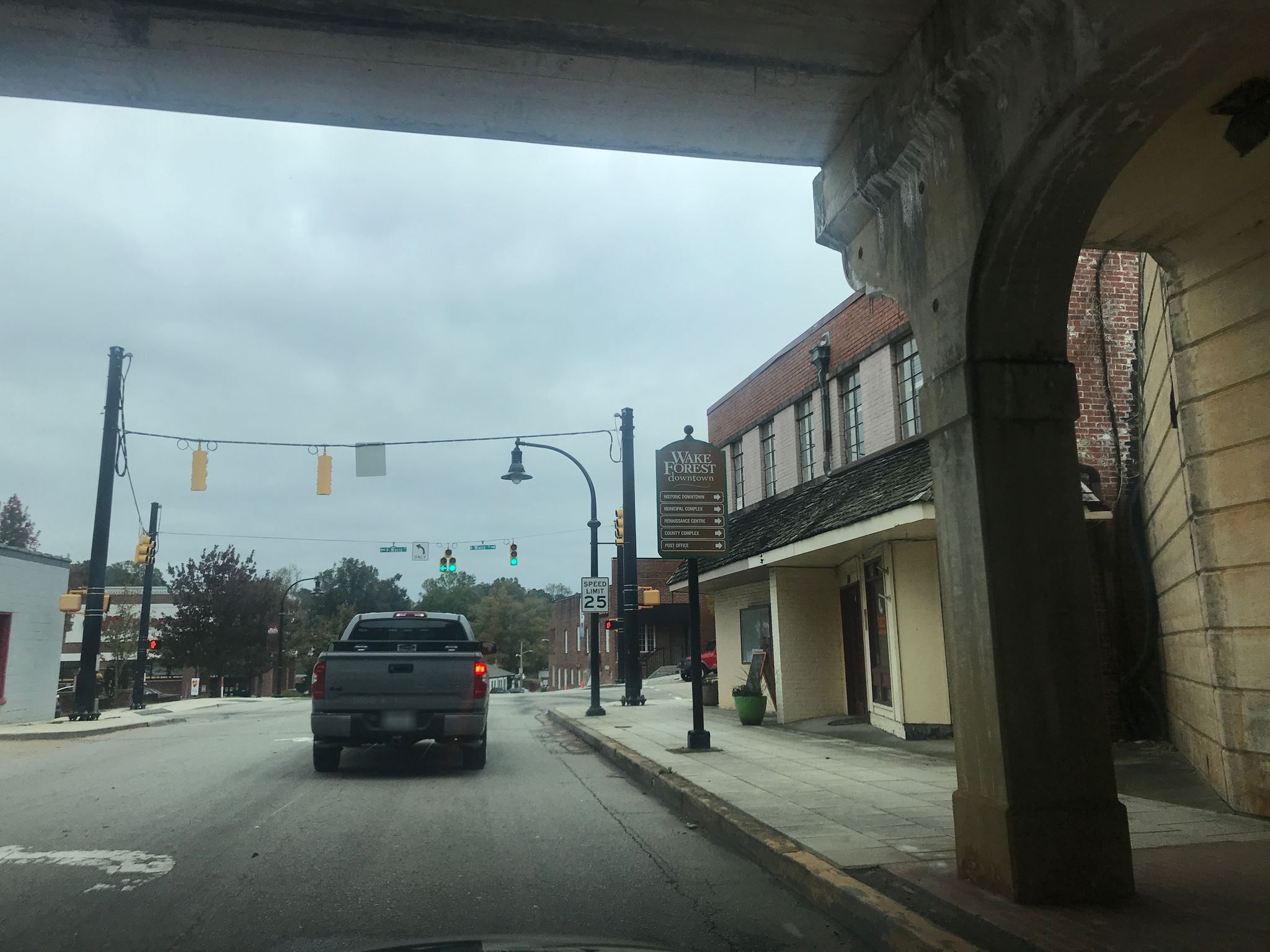 Street view of Wake Forest