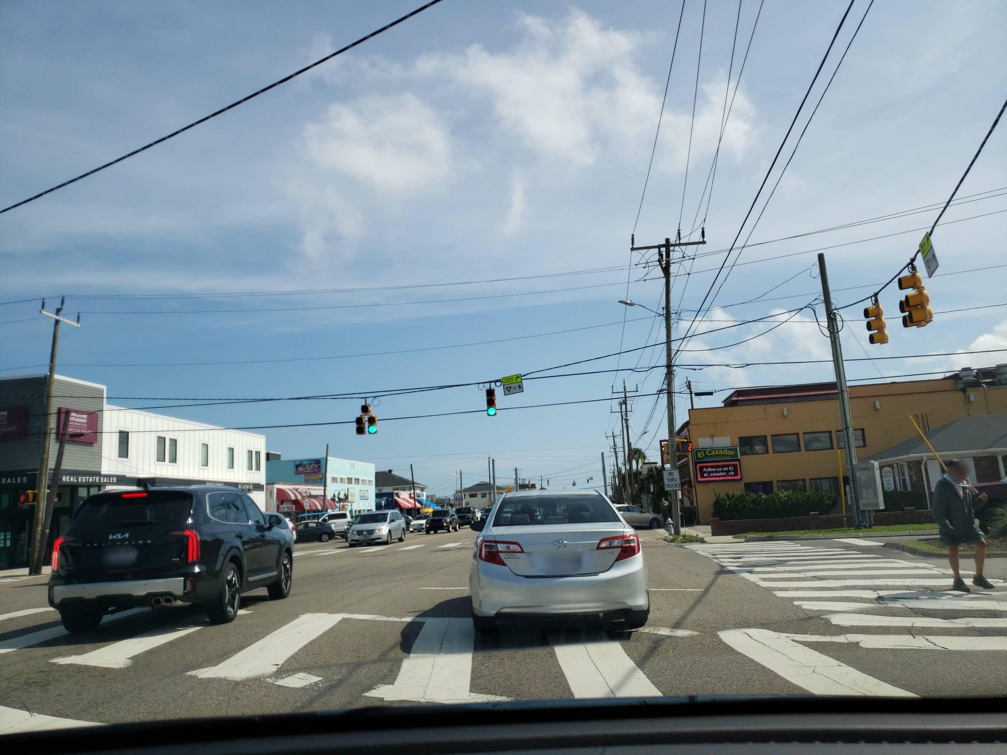 Street view of Carolina Beach