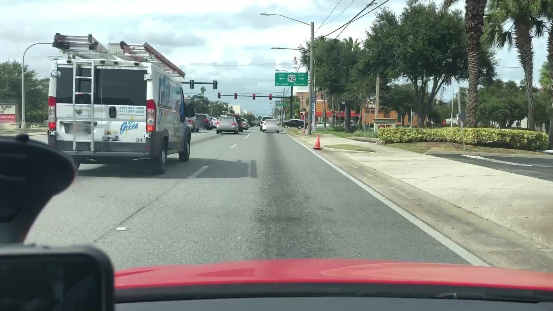 Street view of Daytona Beach