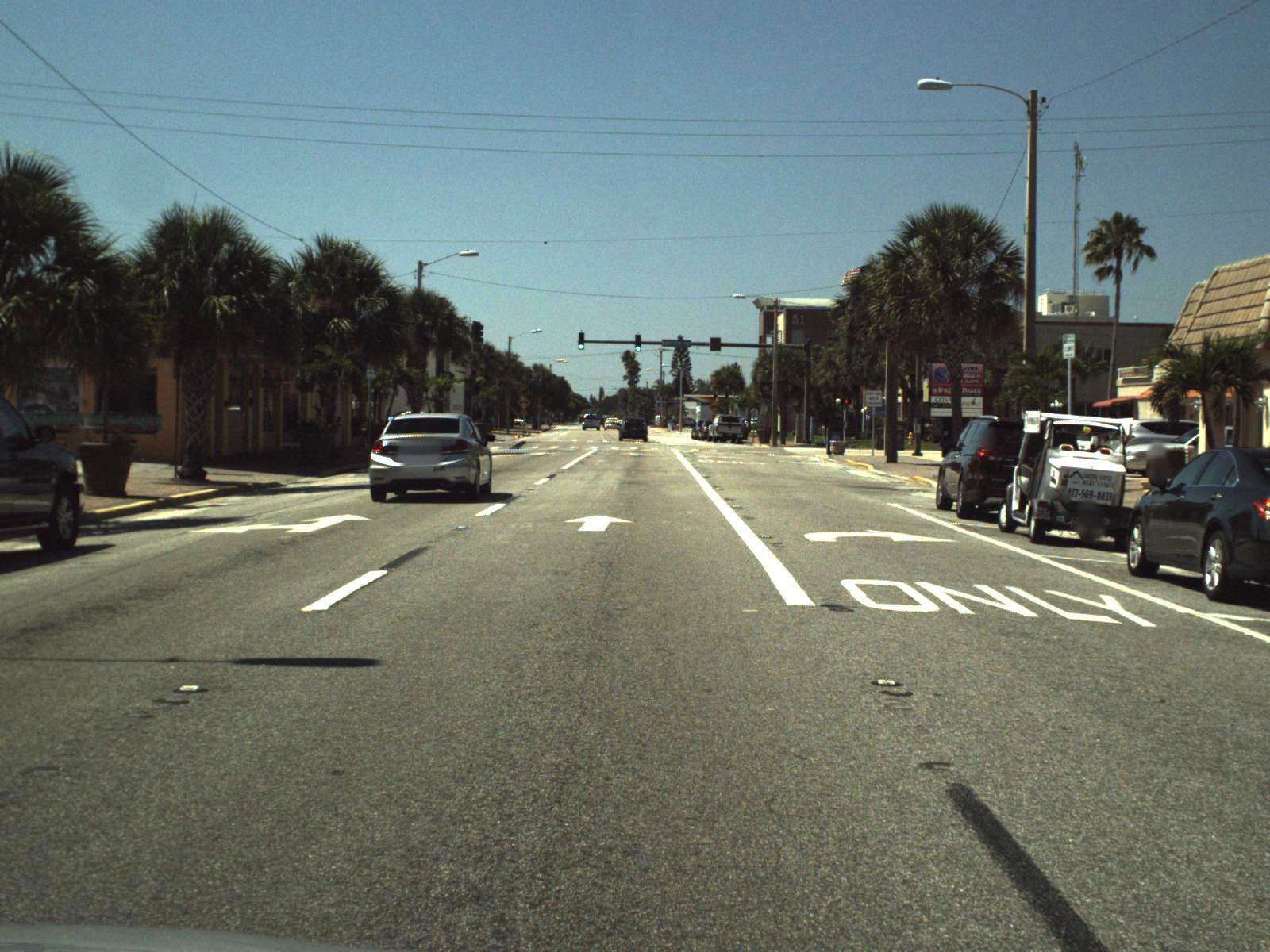 Street view of Cocoa Beach