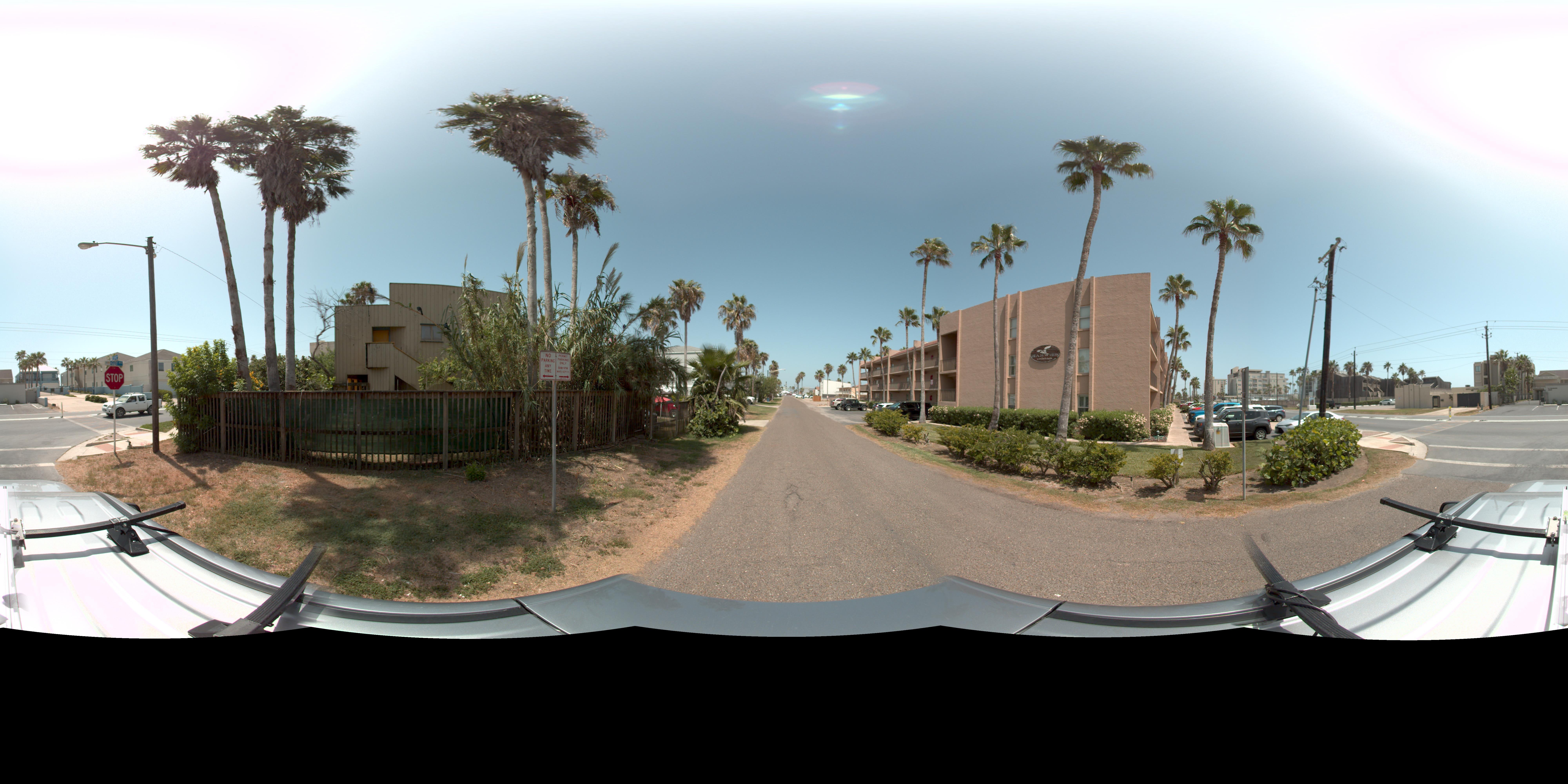 Street view of South Padre Island