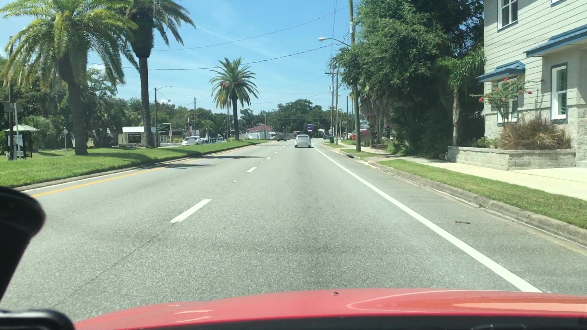 Street view of New Smyrna Beach