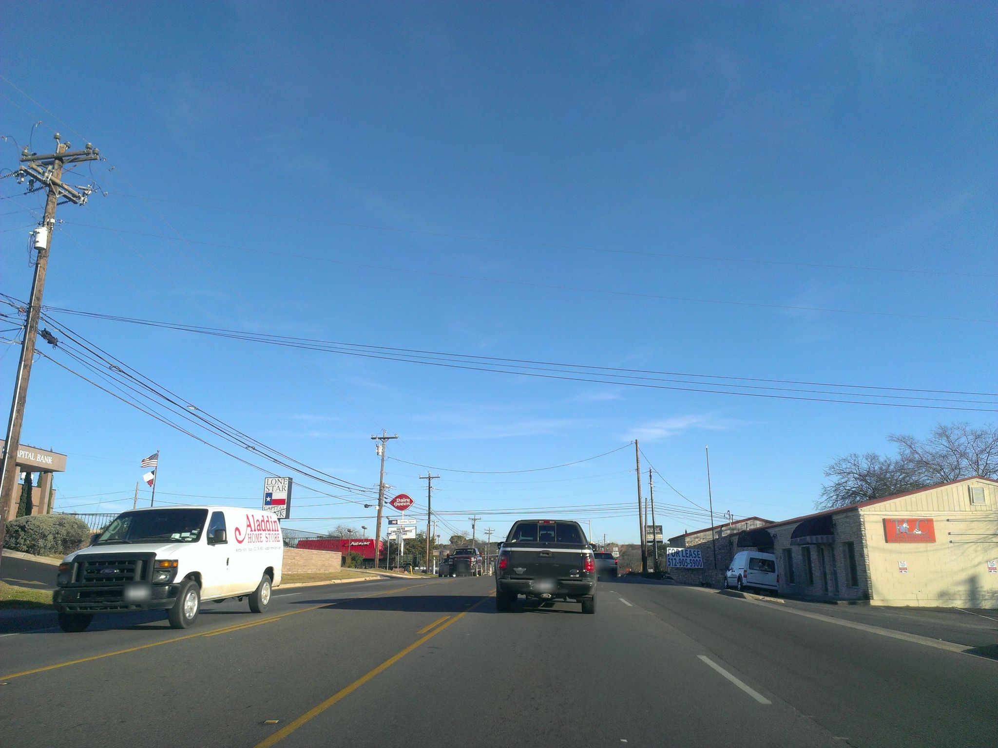 Street view of Marble Falls