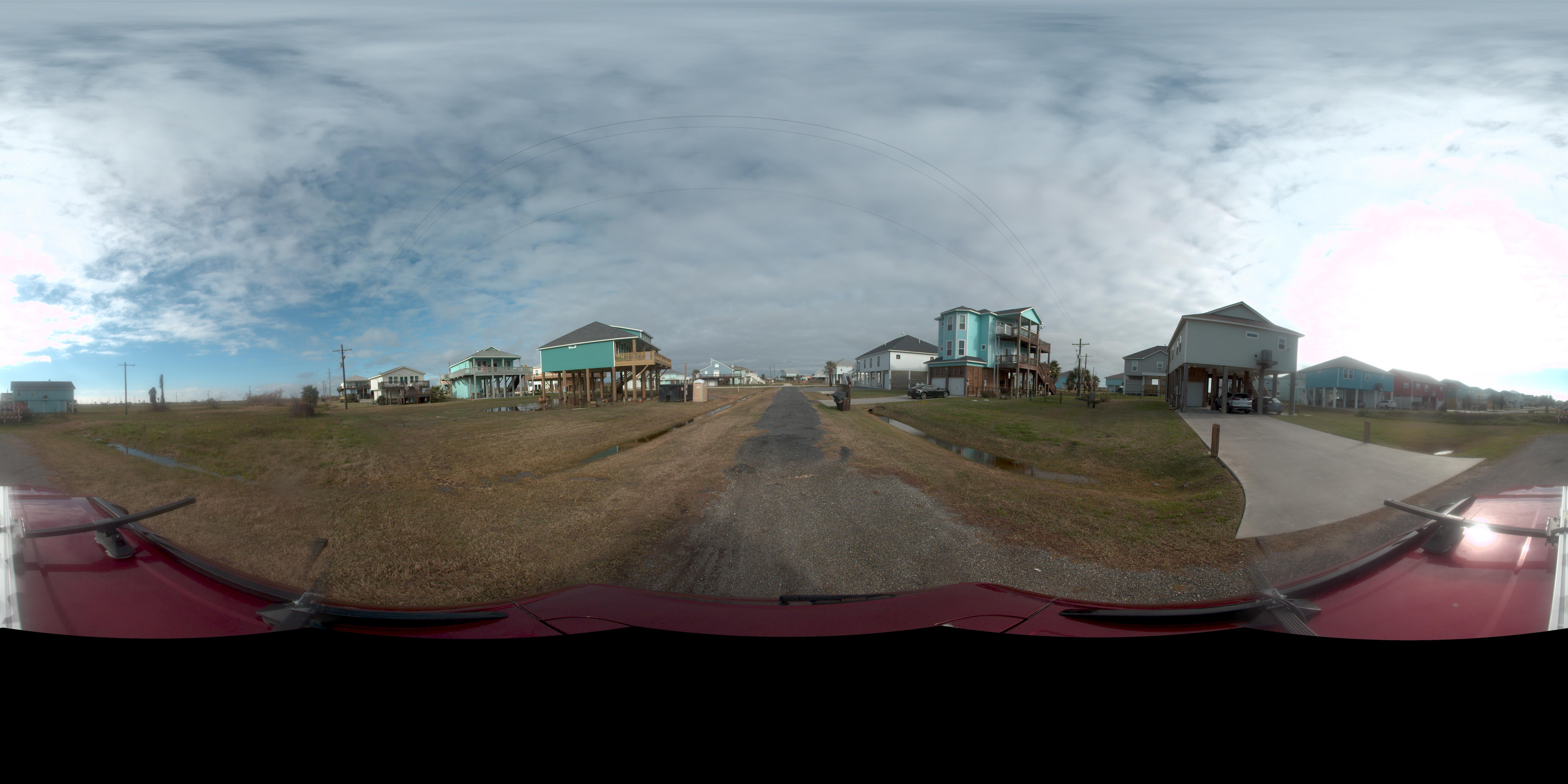 Street view of Bolivar Peninsula