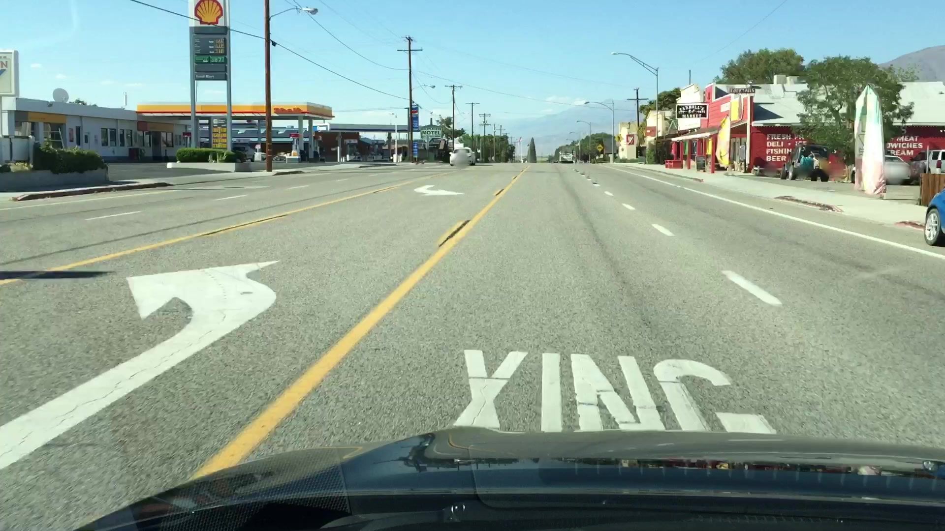 Street view of Big Pine