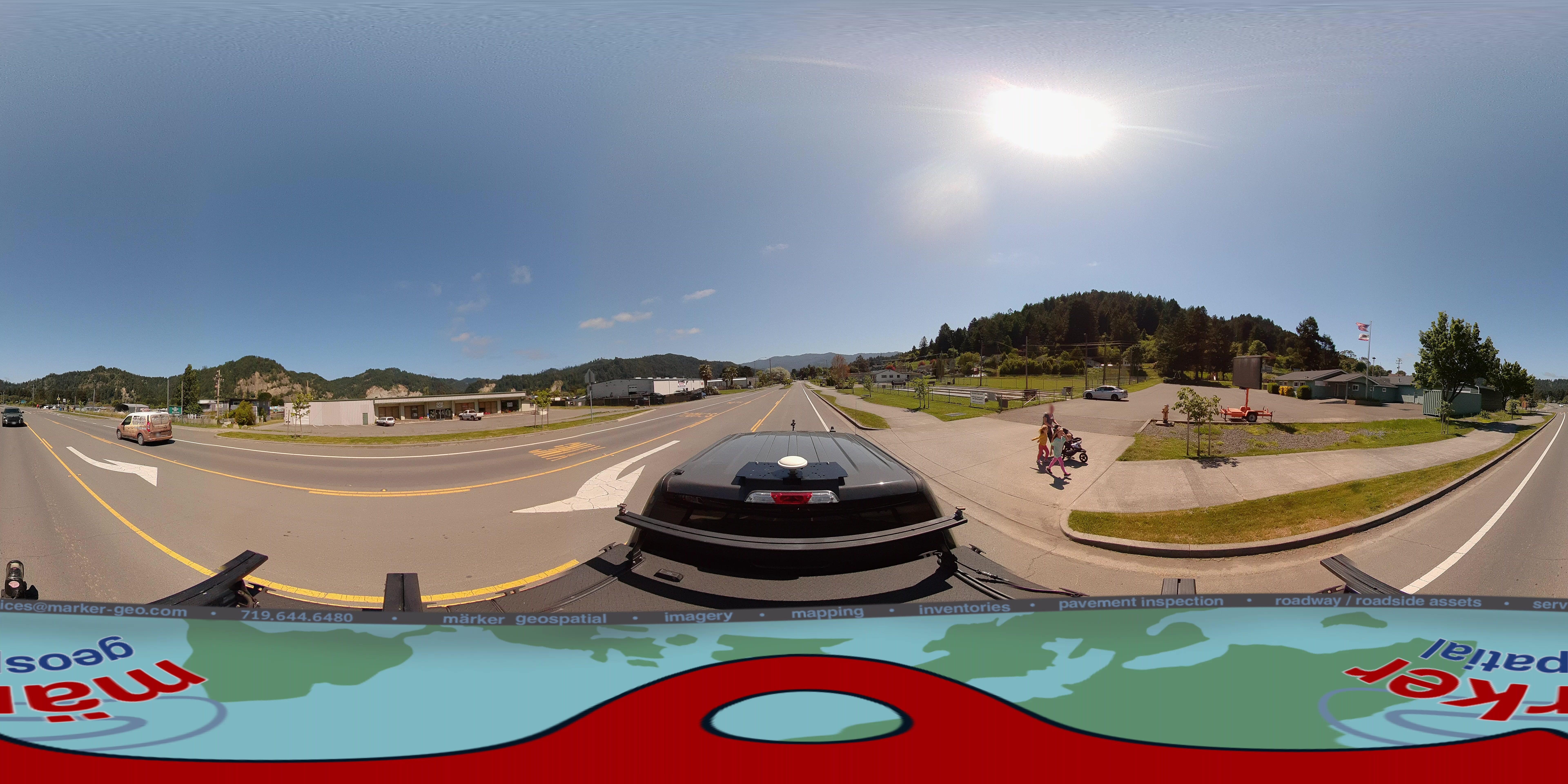 Street view of Rio Dell