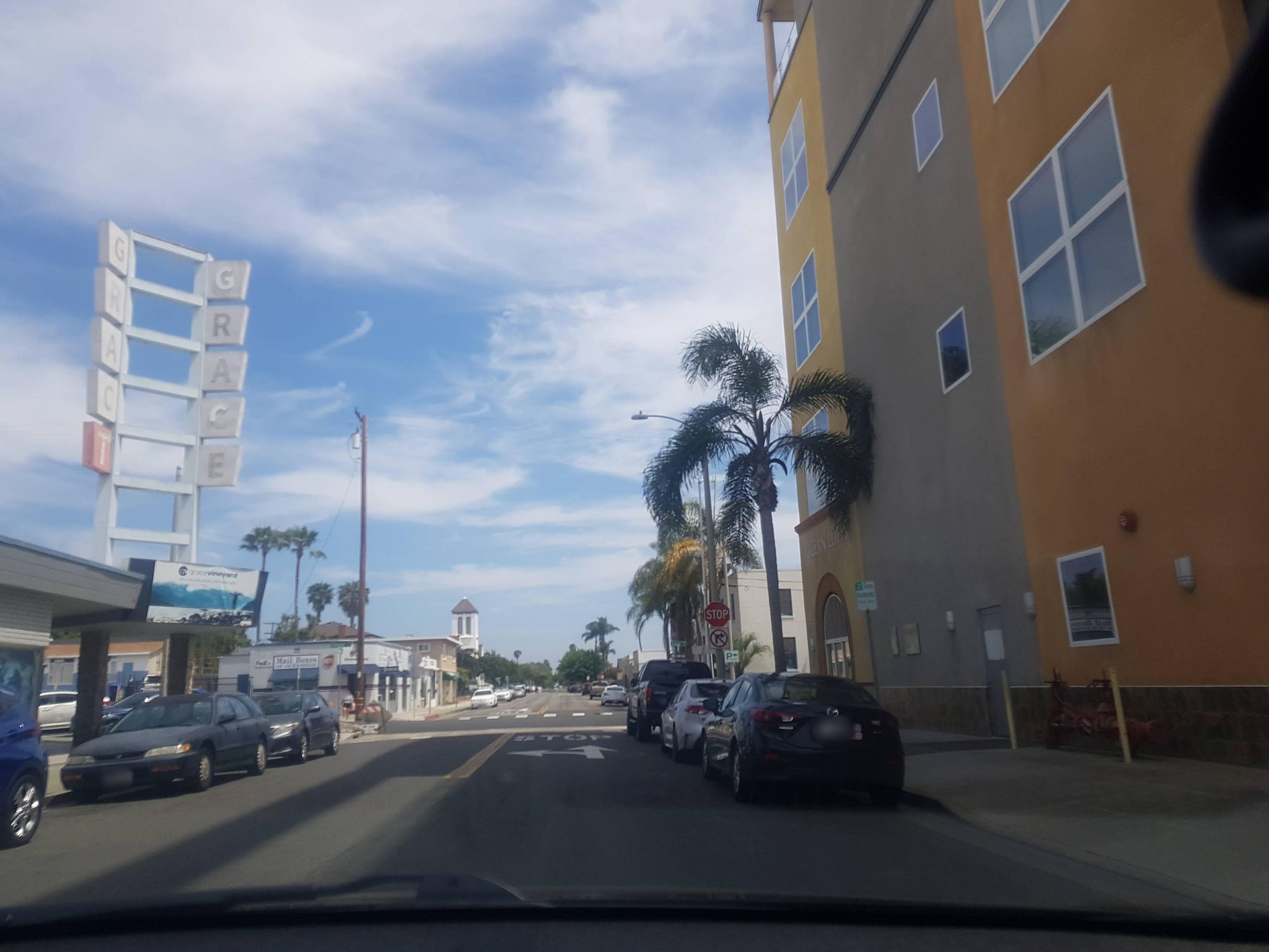 Street view of Oceanside