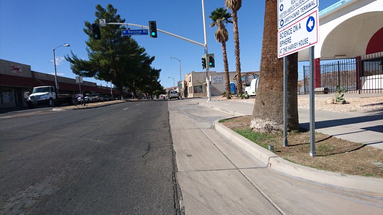 Street view of Barstow