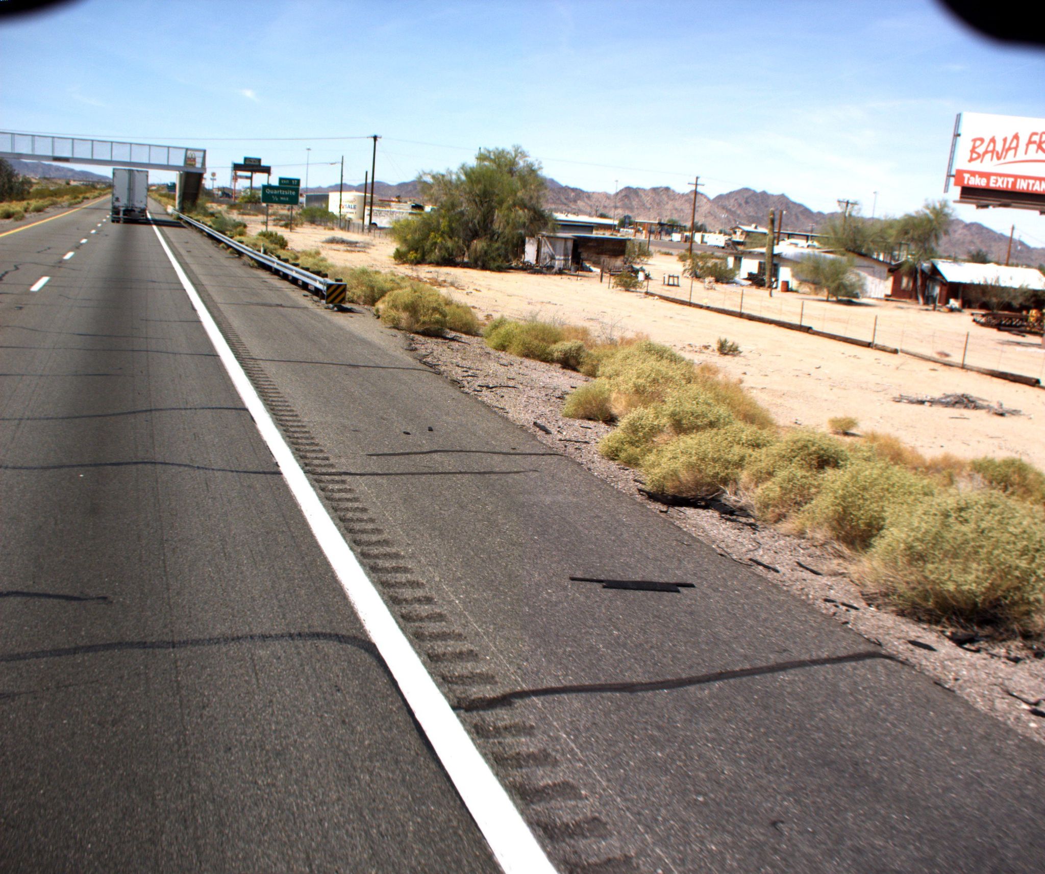 Street view of Quartzsite