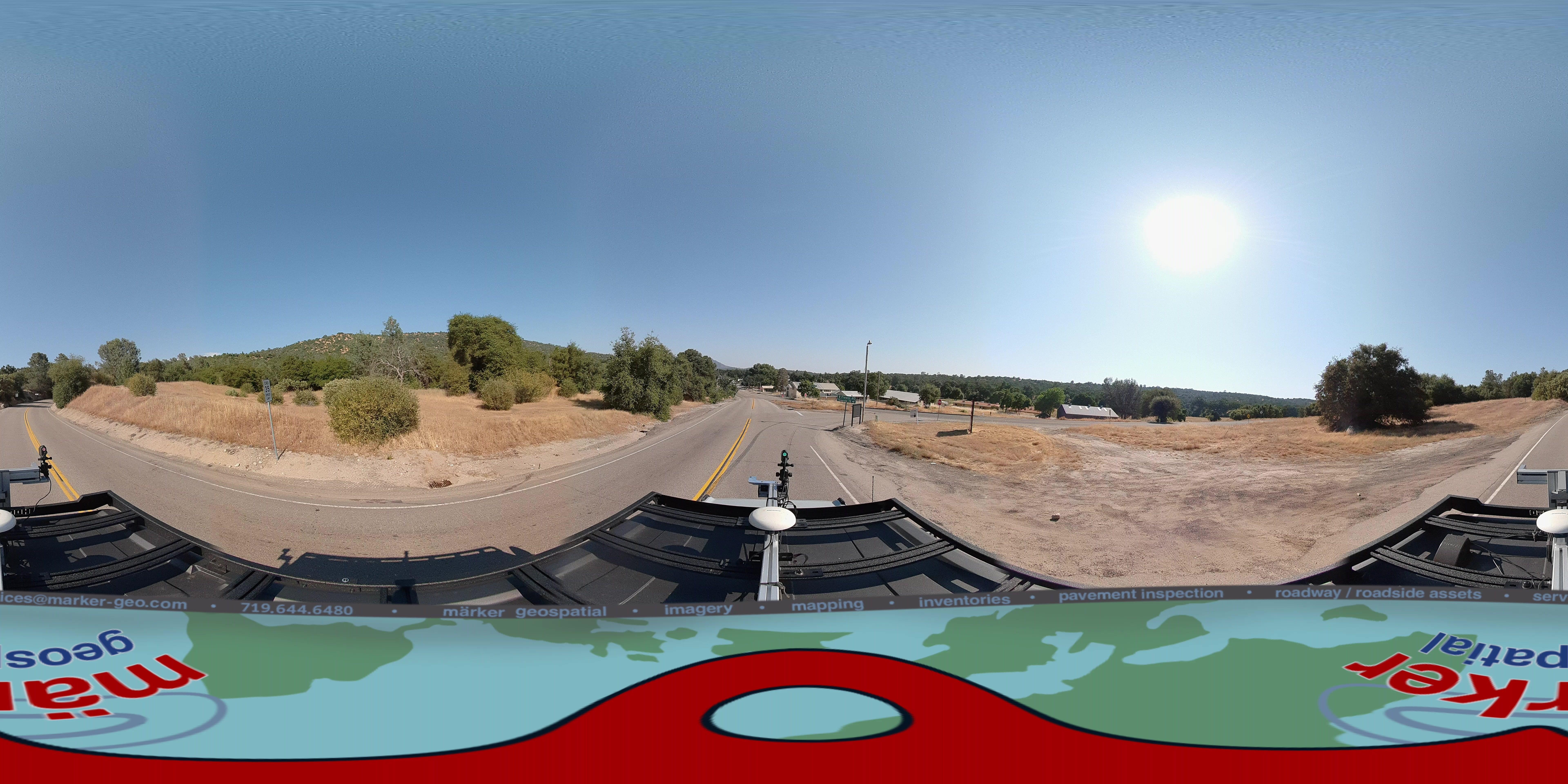 Street view of Auberry
