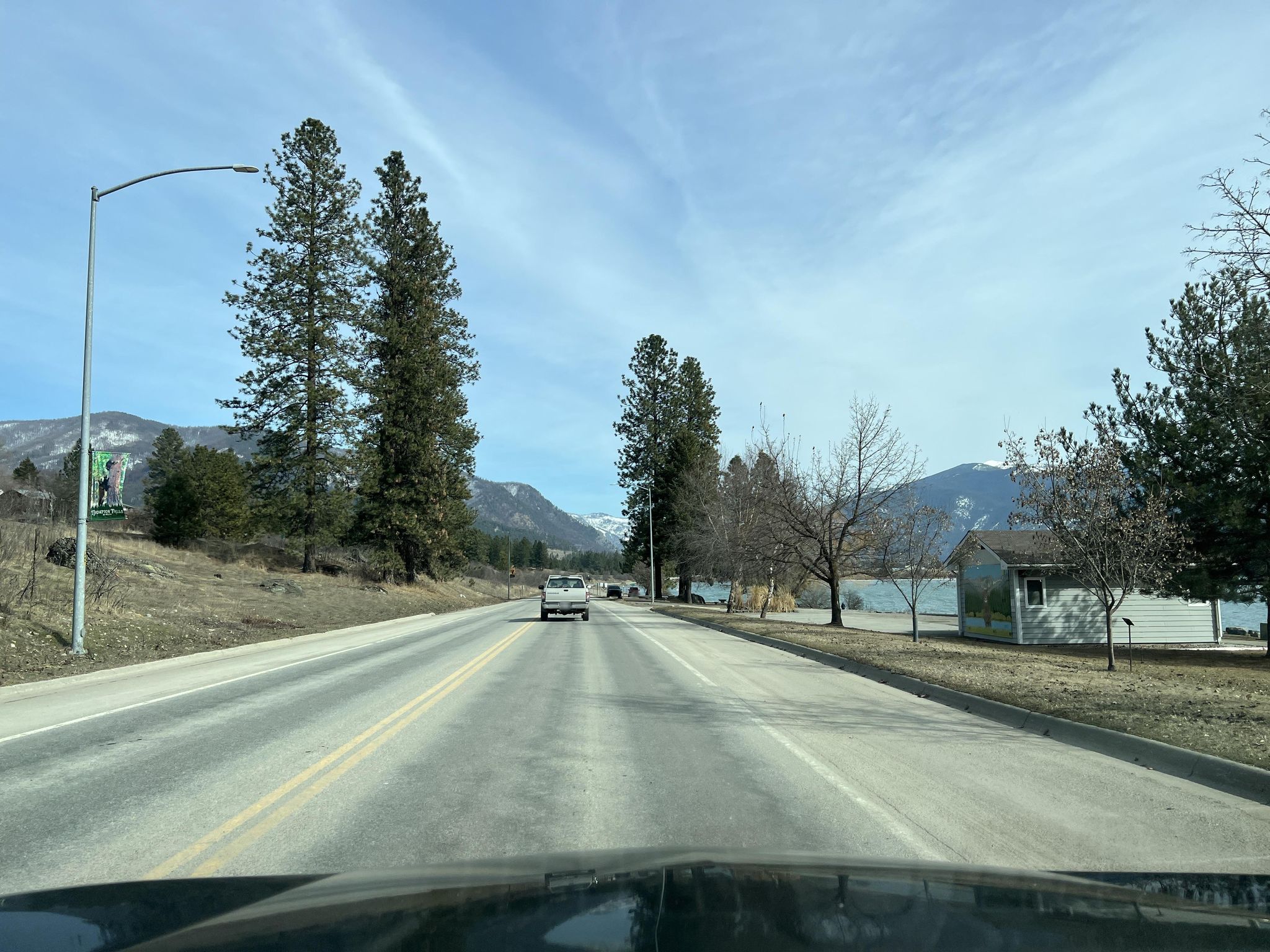 Street view of Thompson Falls