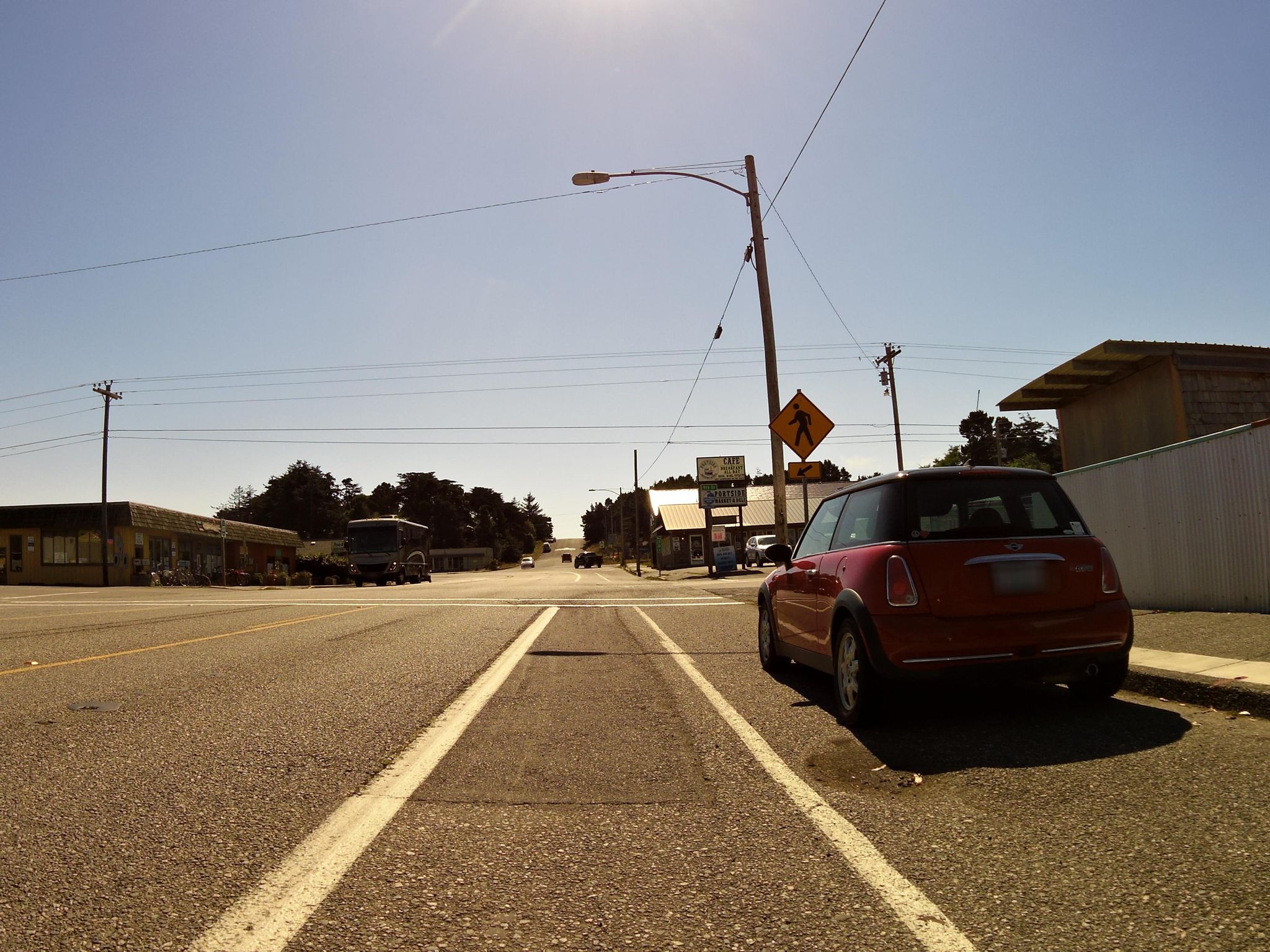 Street view of Port Orford