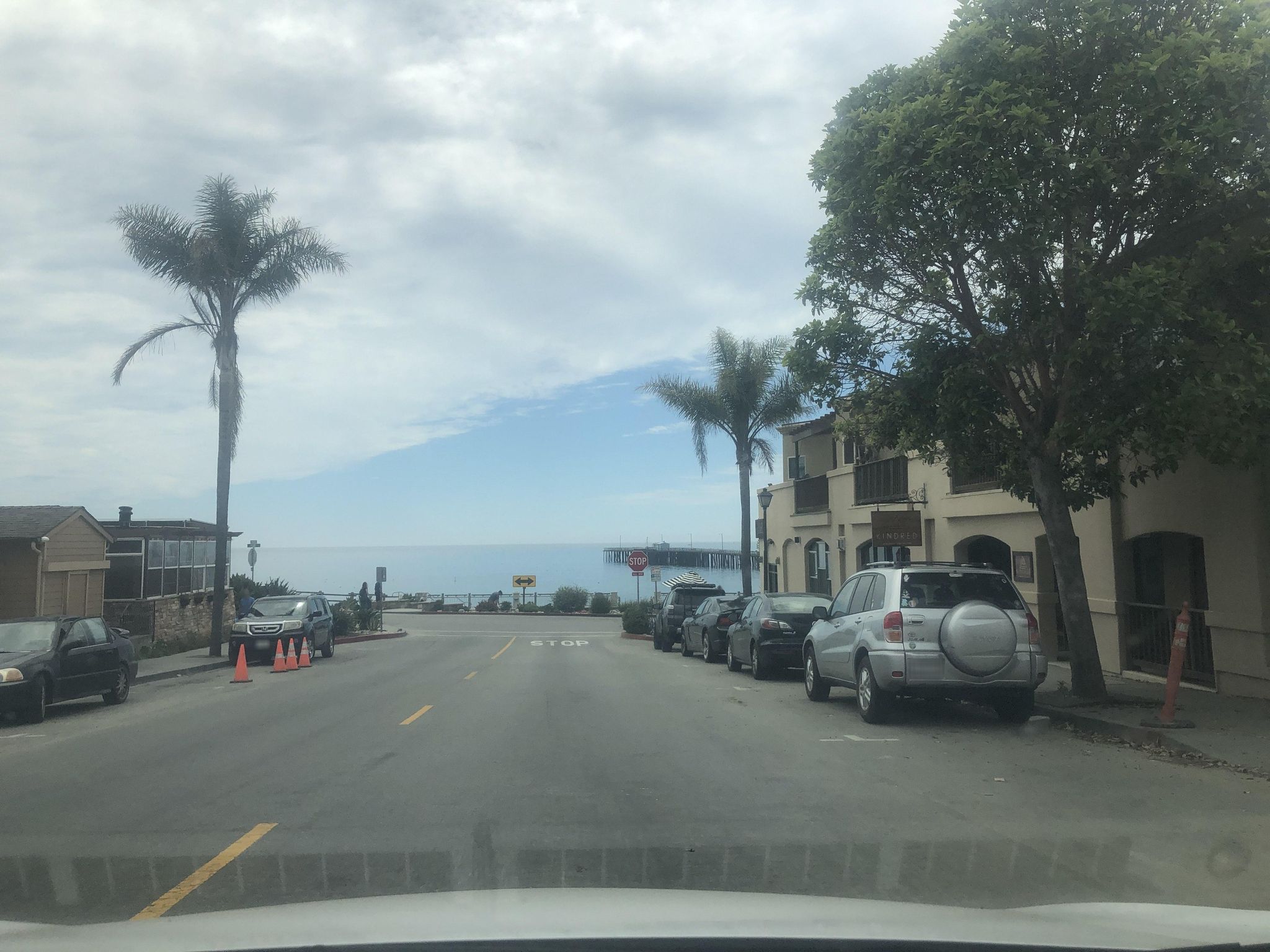 Street view of Avila Beach