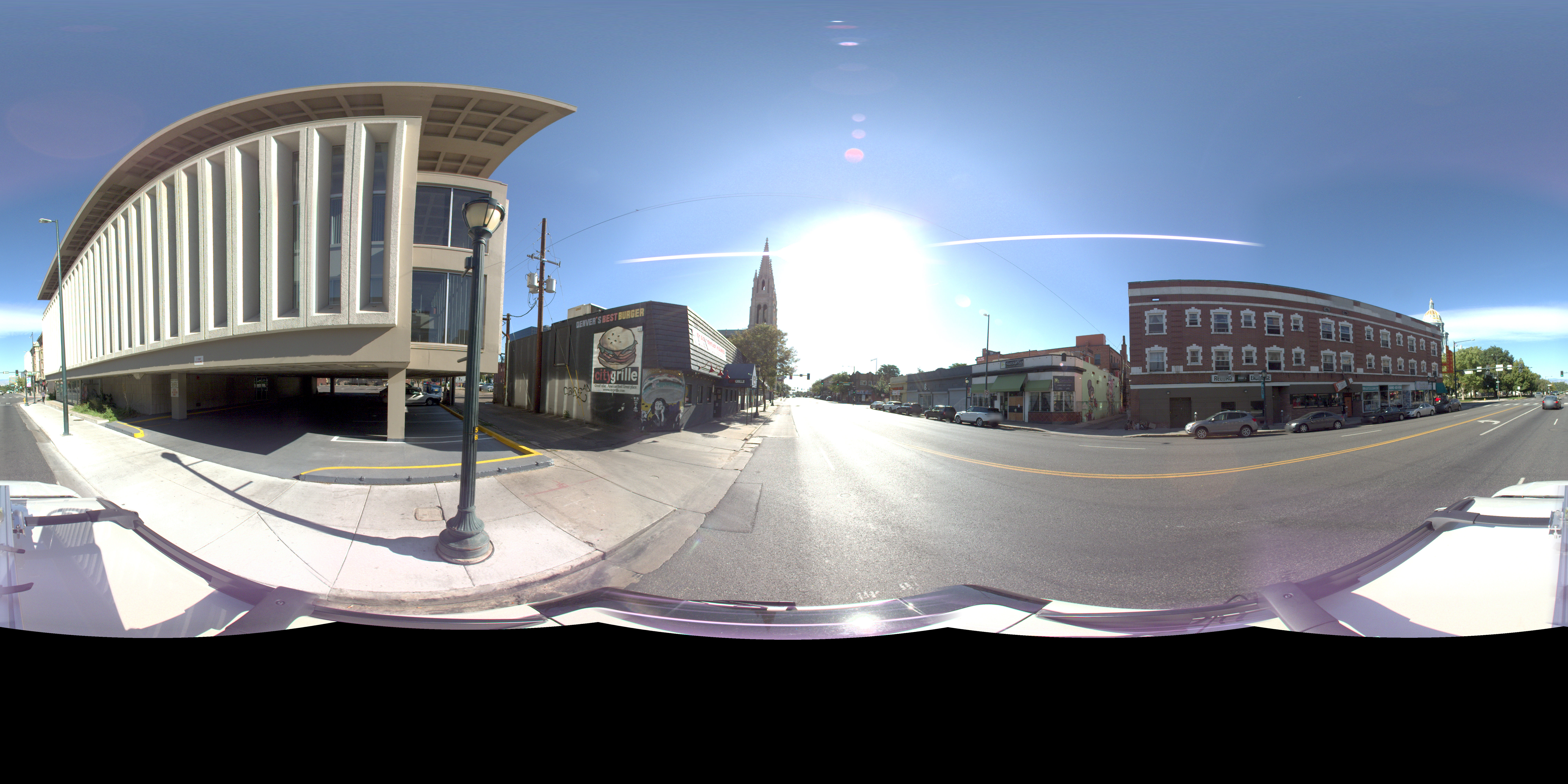 Street view of Denver