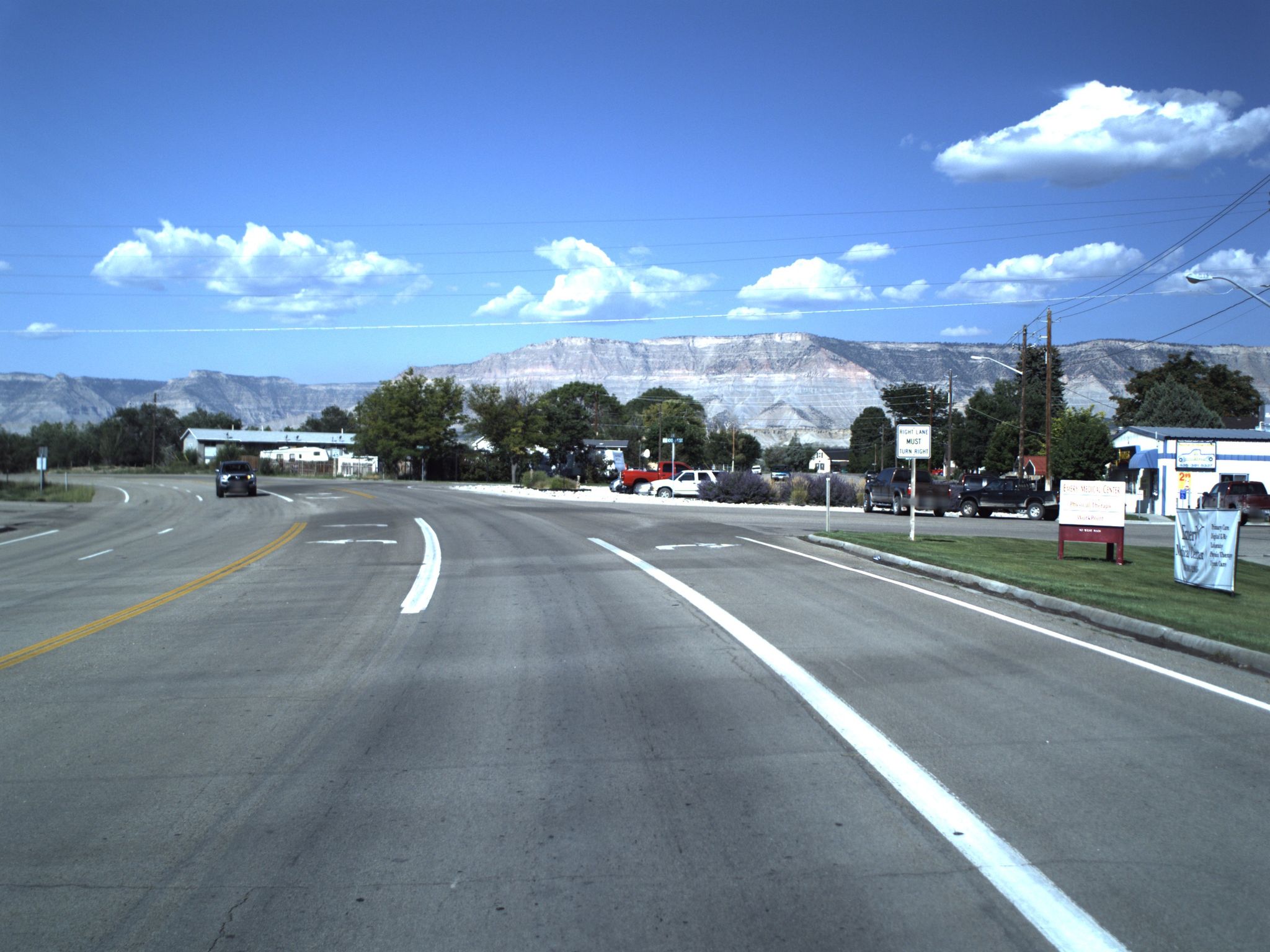Street view of Castle Dale