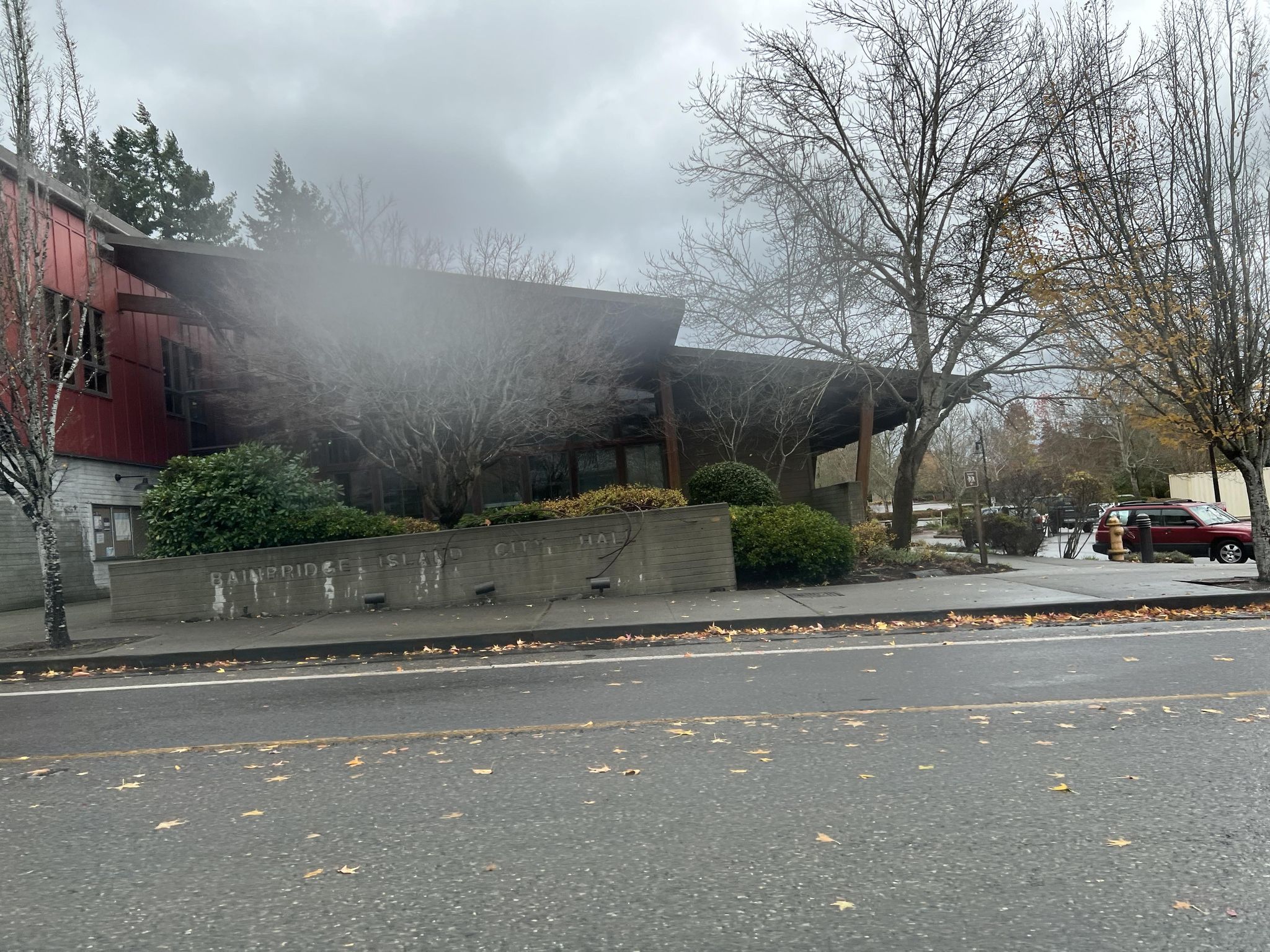 Street view of Bainbridge Island