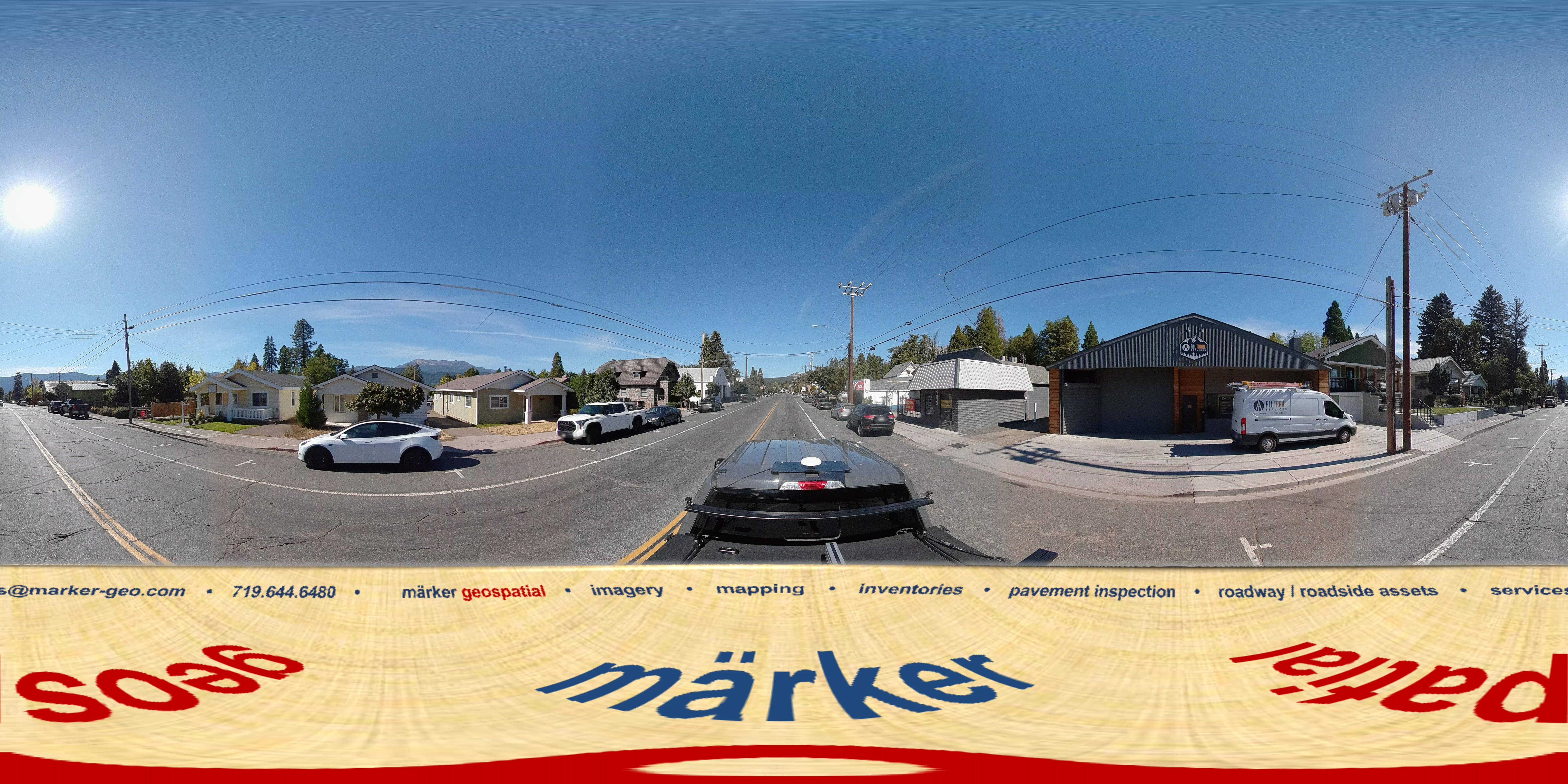 Street view of Mount Shasta