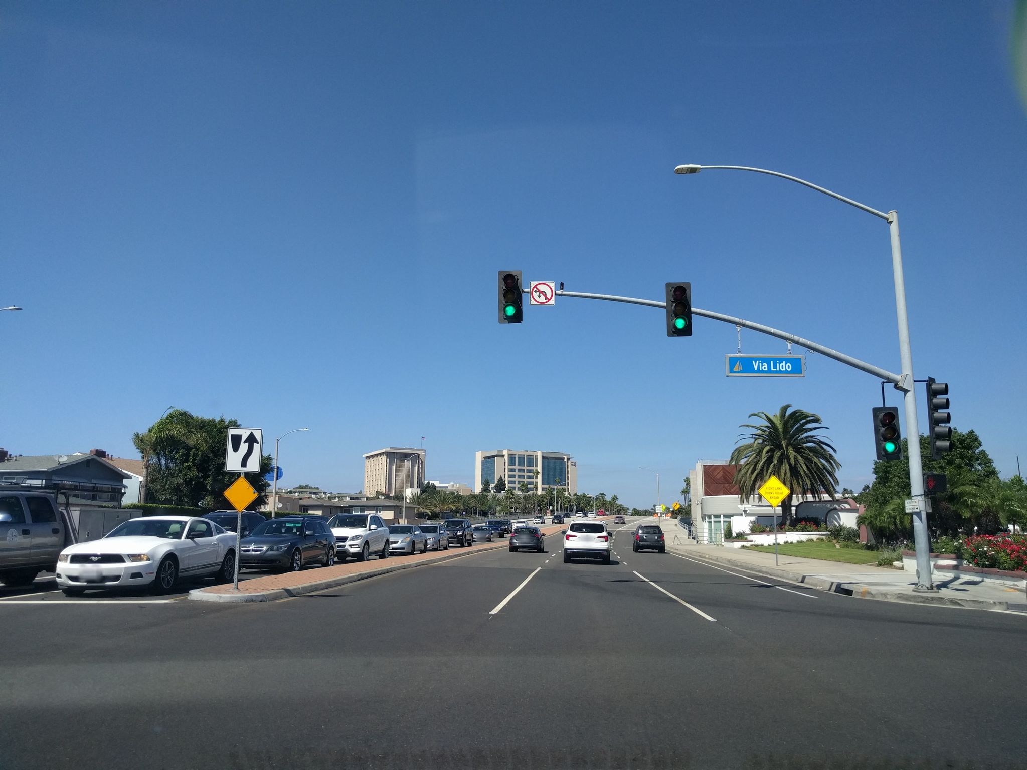 Street view of Newport Beach