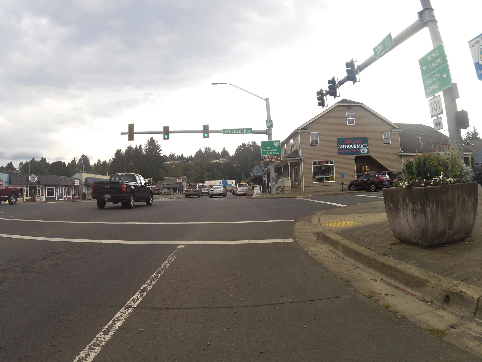 Street view of Waldport