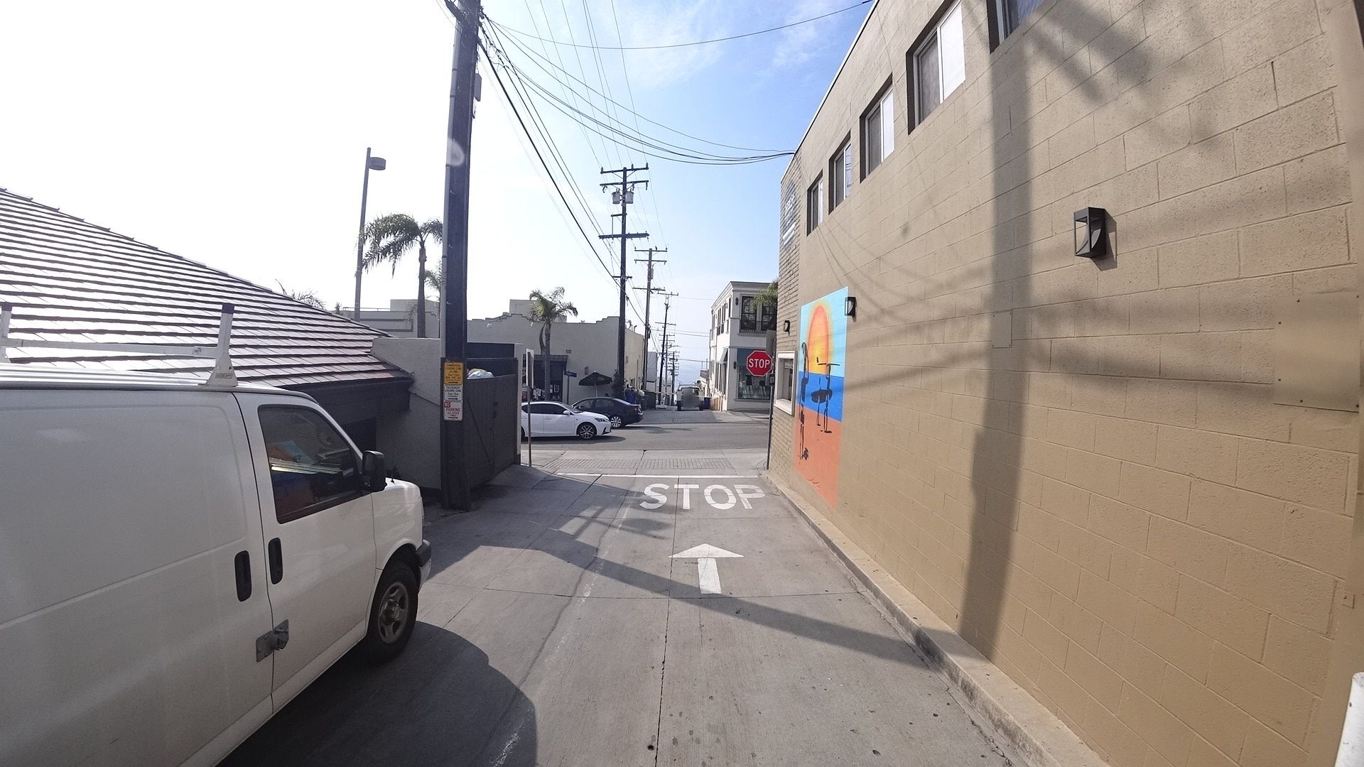 Street view of Manhattan Beach