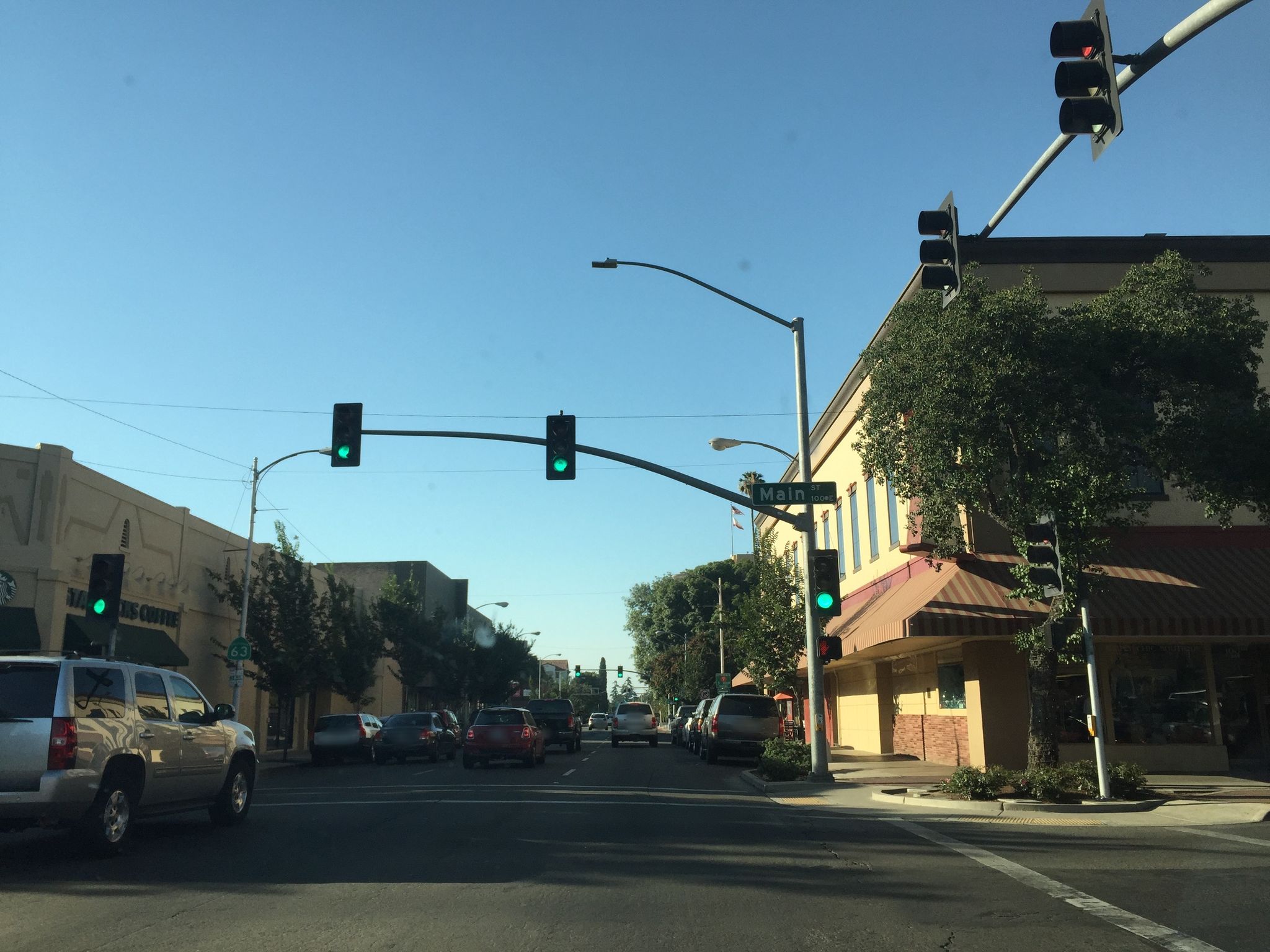 Street view of Visalia