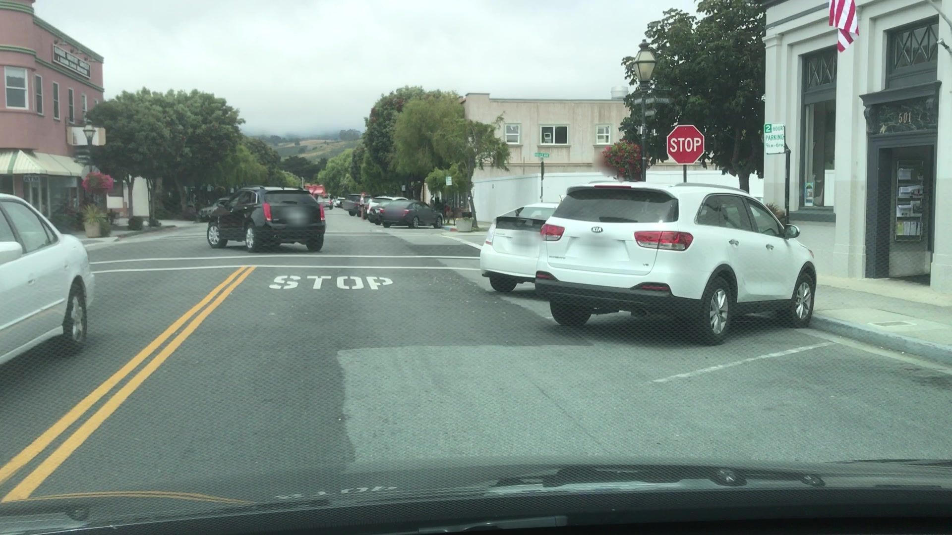 Street view of Half Moon Bay