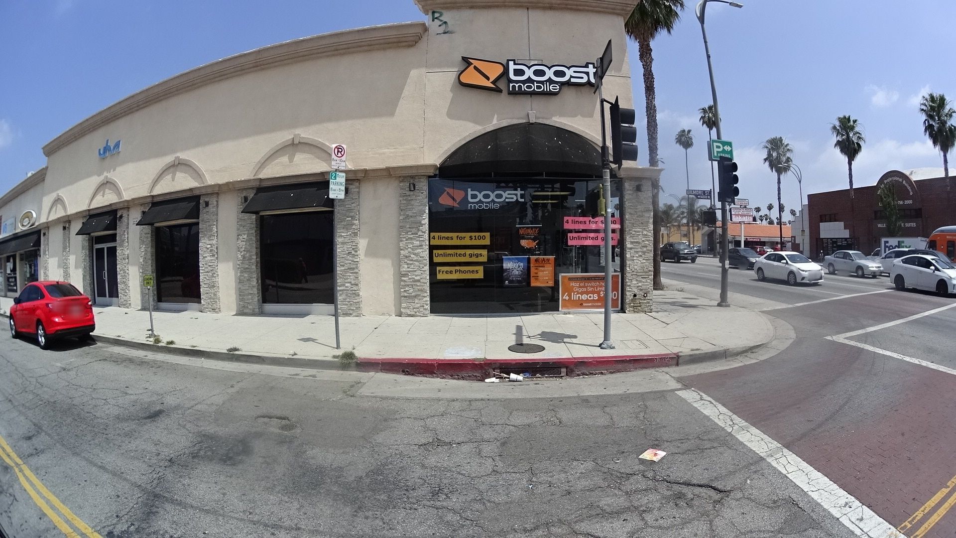 Street view of Van Nuys