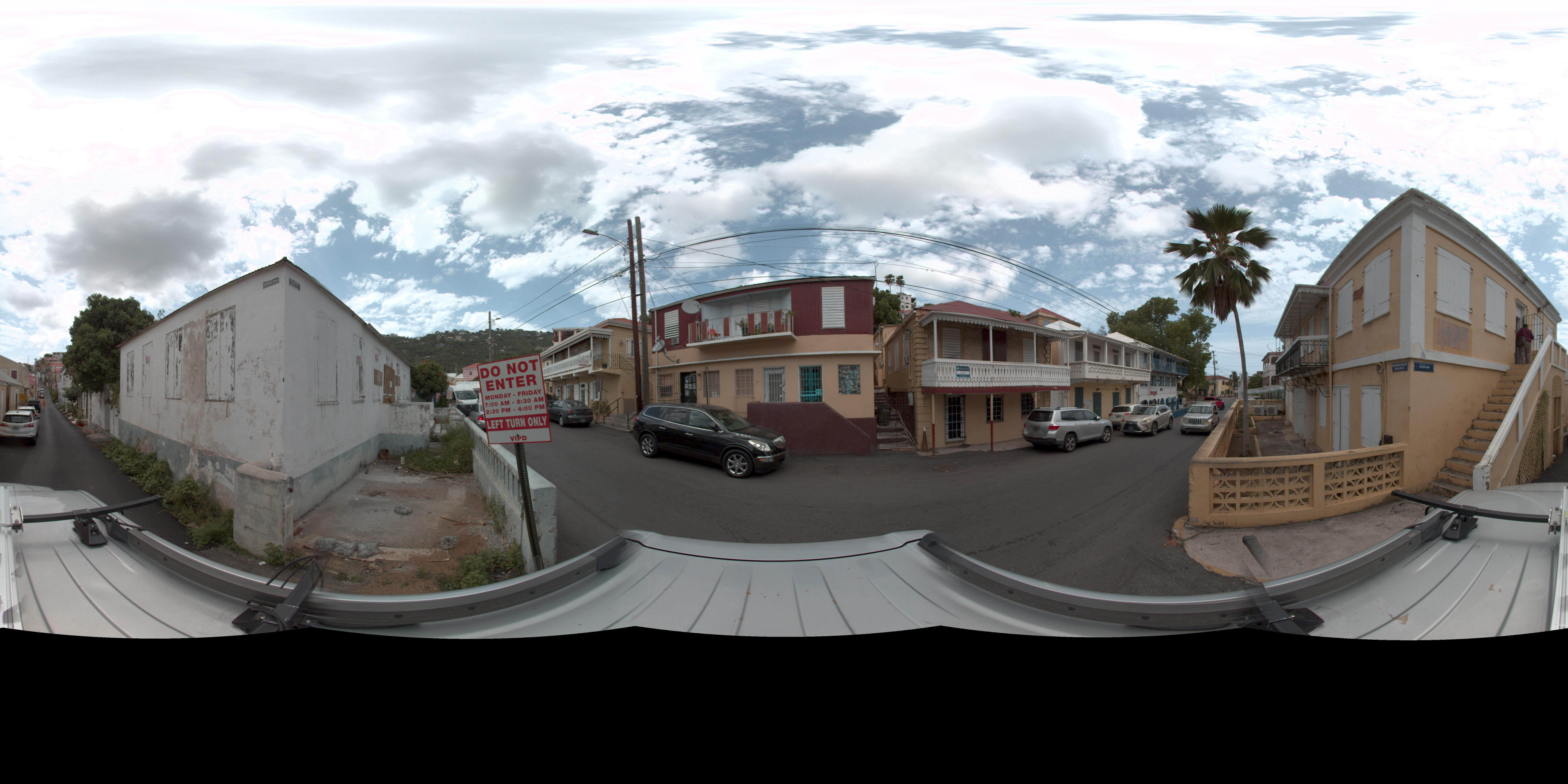 Street view of Charlotte Amalie