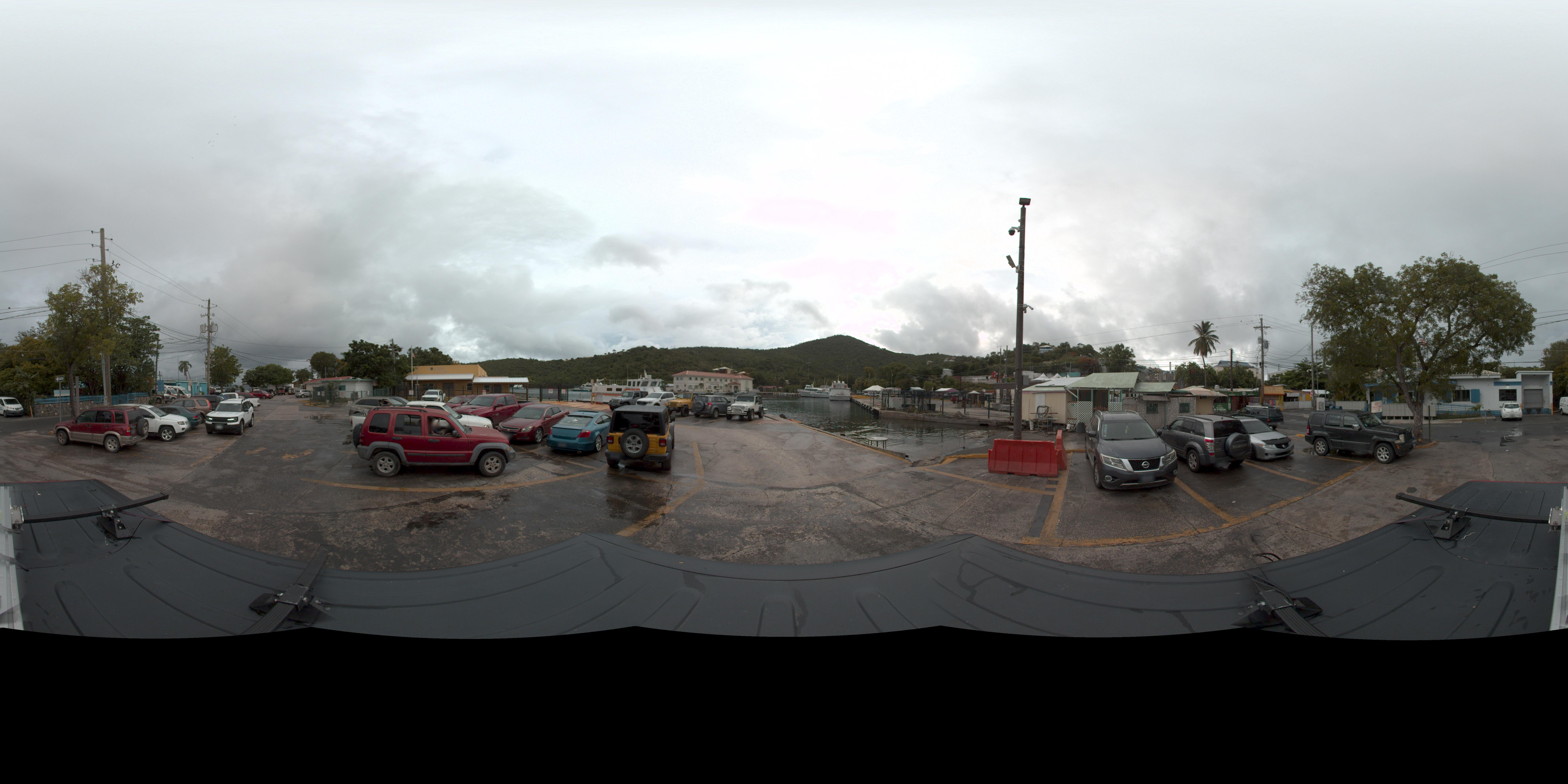 Street view of Cruz Bay