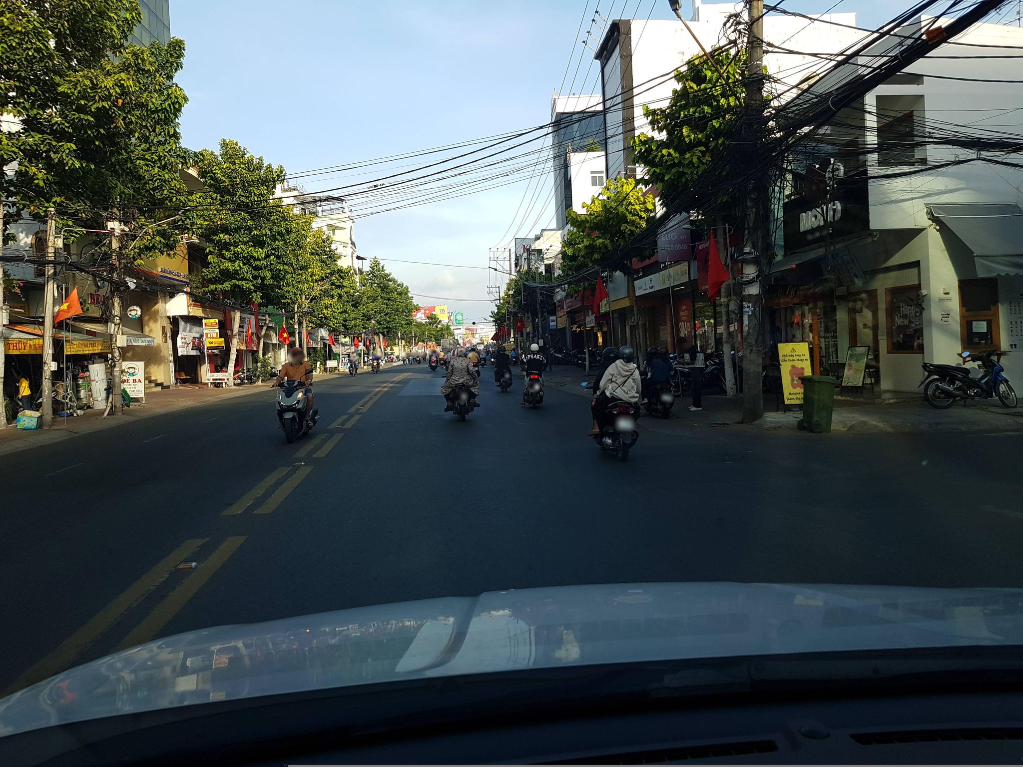 Street view of Long Xuyên