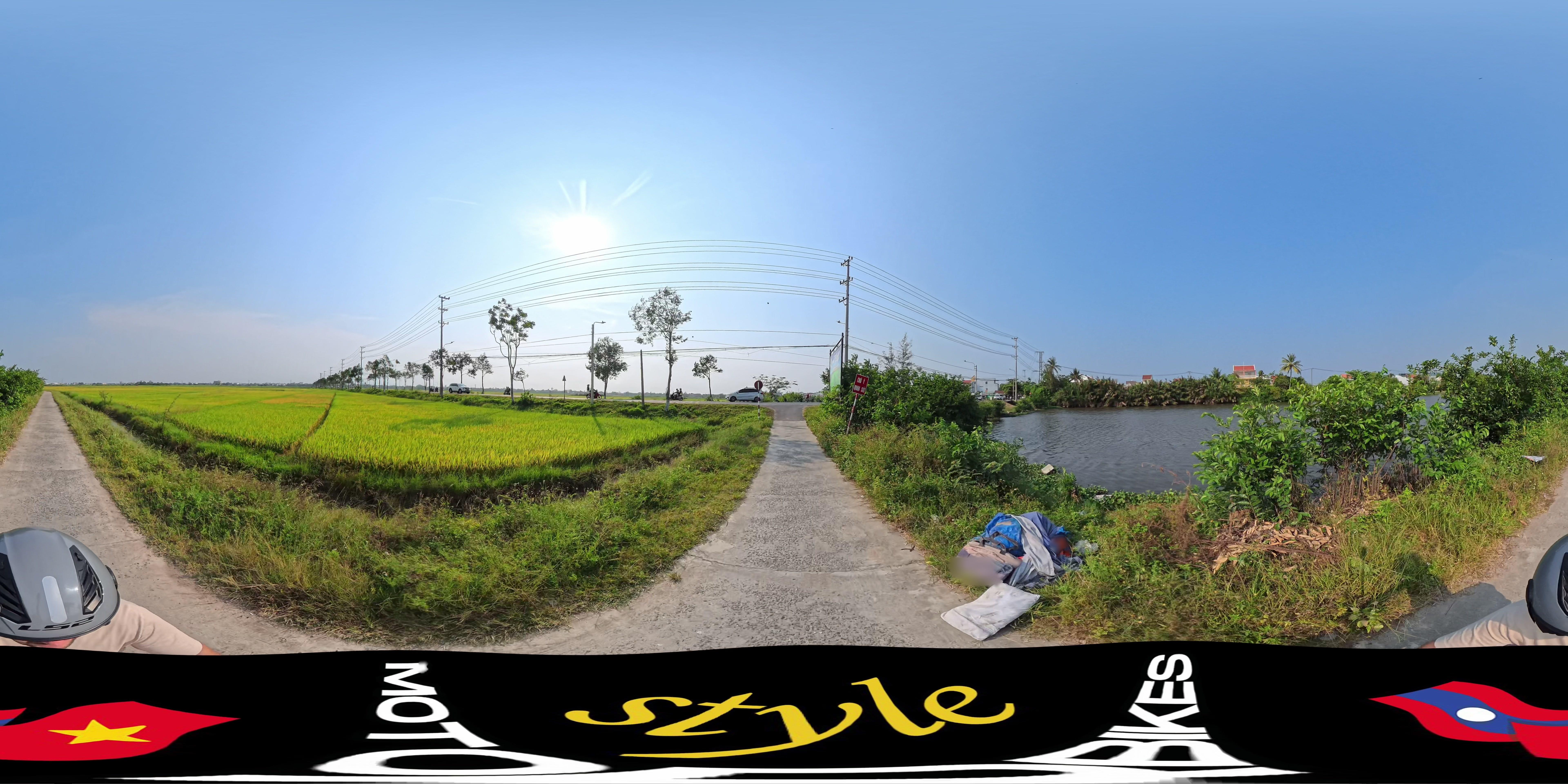 Street view of Tra Que Vegetable Village