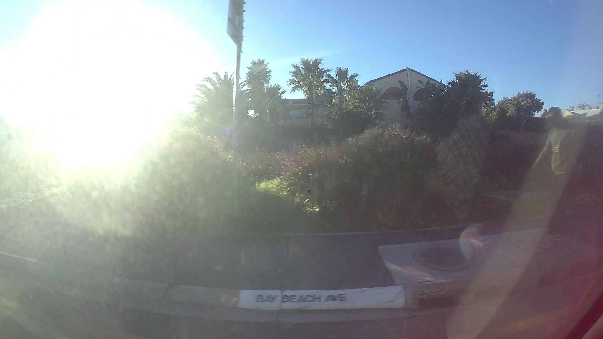 Street view of Sunset Beach